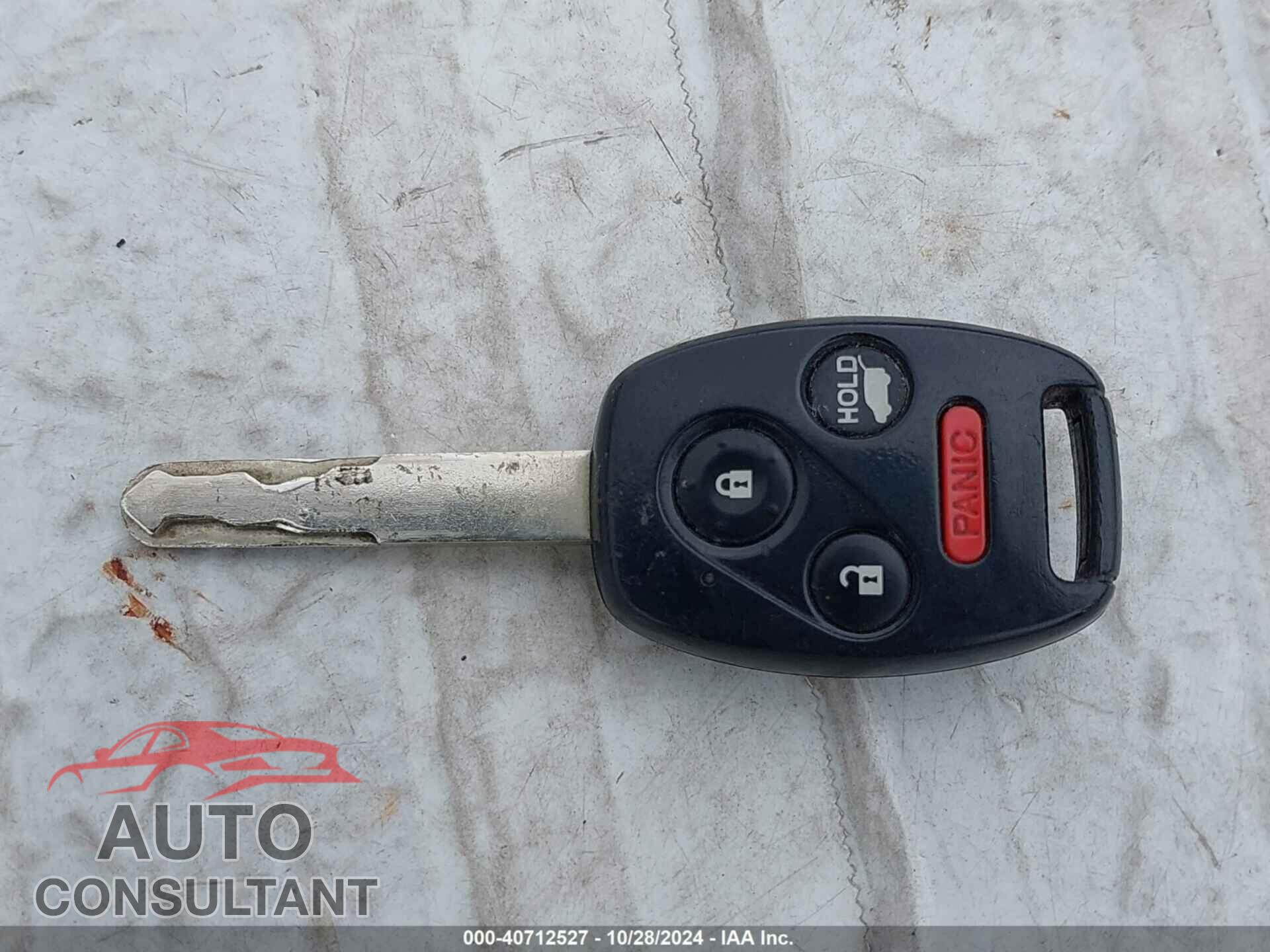 HONDA PILOT 2012 - 5FNYF4H98CB059461