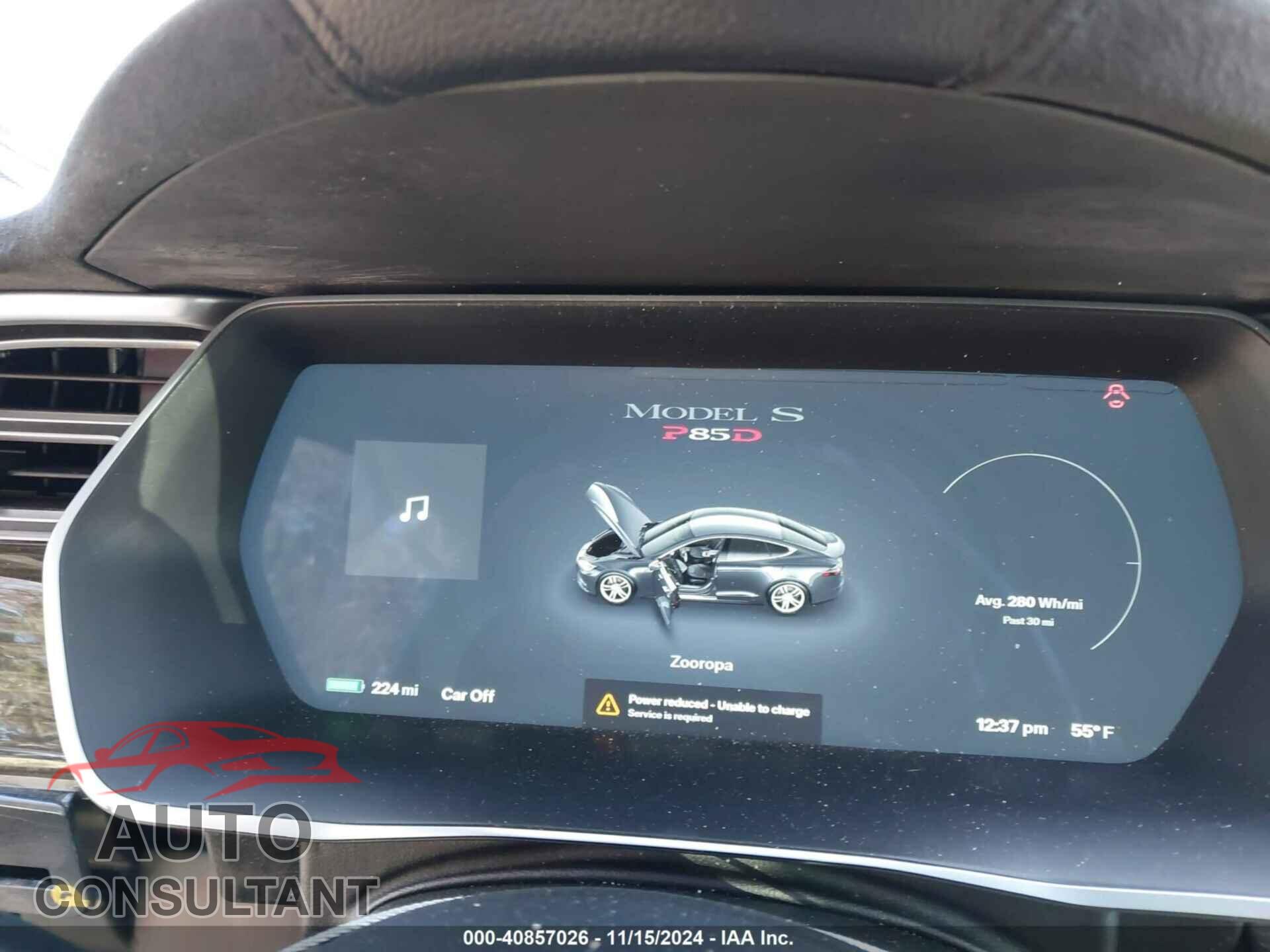 TESLA MODEL S 2014 - 5YJSA1H23EFP62992
