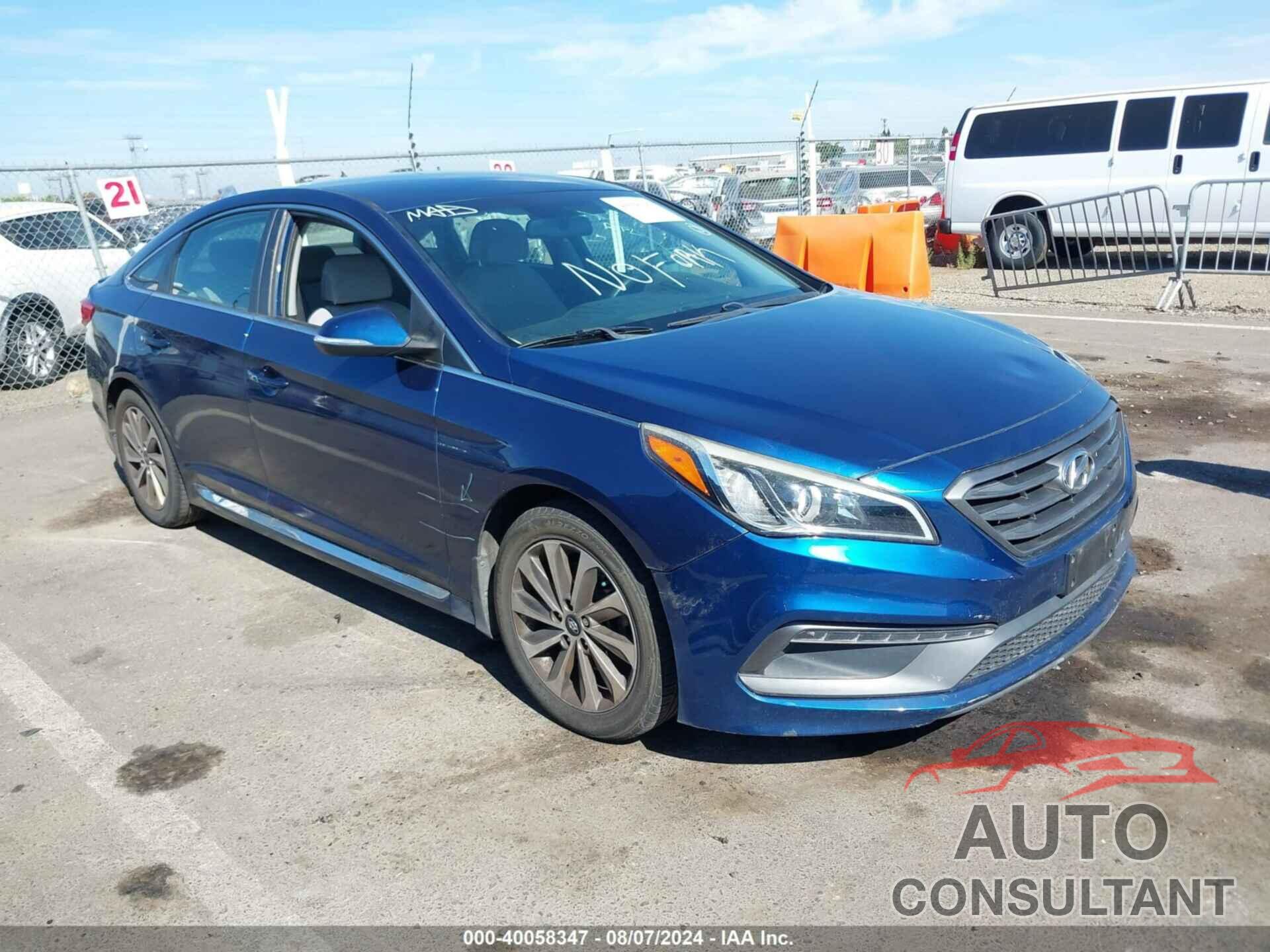 HYUNDAI SONATA 2016 - 5NPE34AF2GH278662