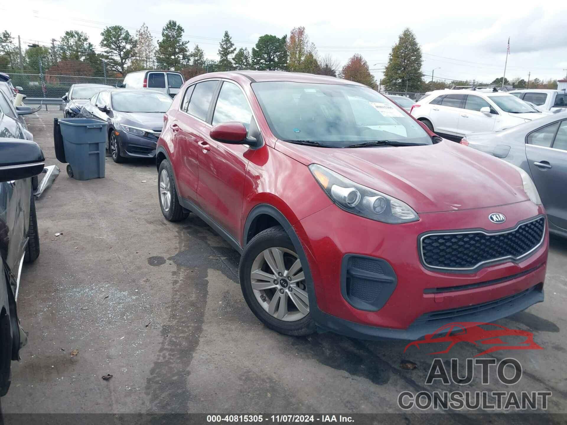 KIA SPORTAGE 2017 - KNDPM3AC9H7168154