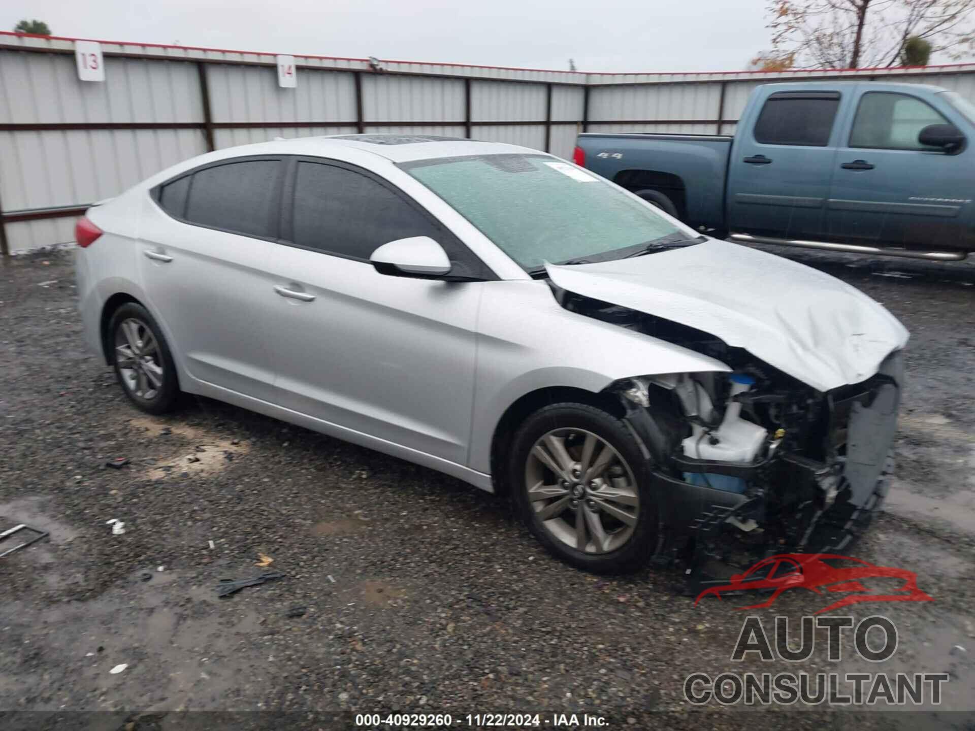 HYUNDAI ELANTRA 2017 - 5NPD84LF8HH198696