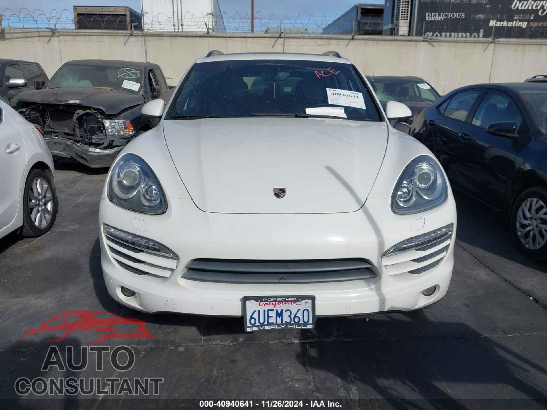 PORSCHE CAYENNE 2012 - WP1AA2A28CLA04375