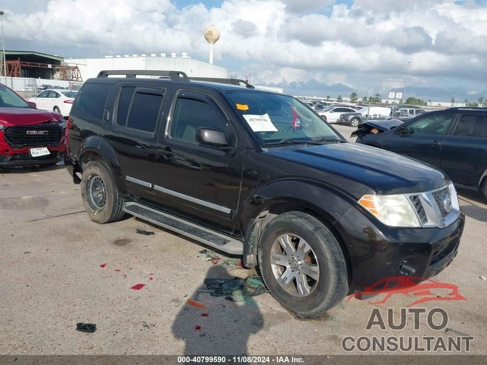 NISSAN PATHFINDER 2011 - 5N1AR1NN9BC613266