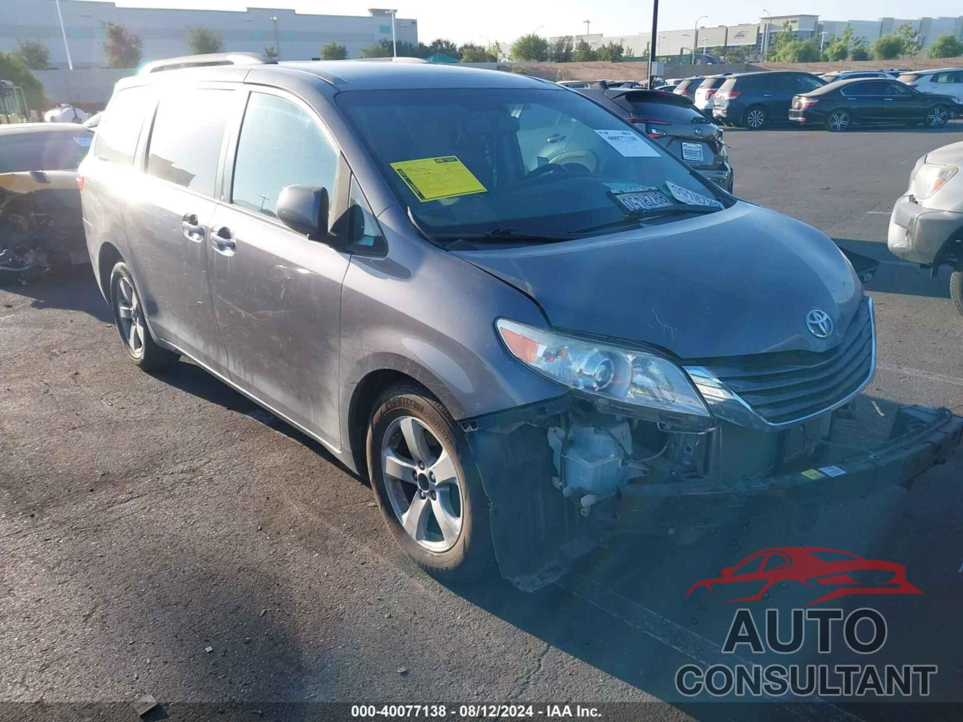 TOYOTA SIENNA 2017 - 5TDKZ3DC9HS875414