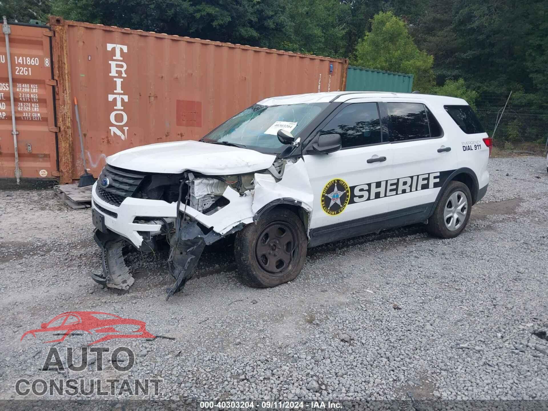 FORD POLICE INTERCEPTOR UTILITY 2018 - 1FM5K8AR9JGB68560