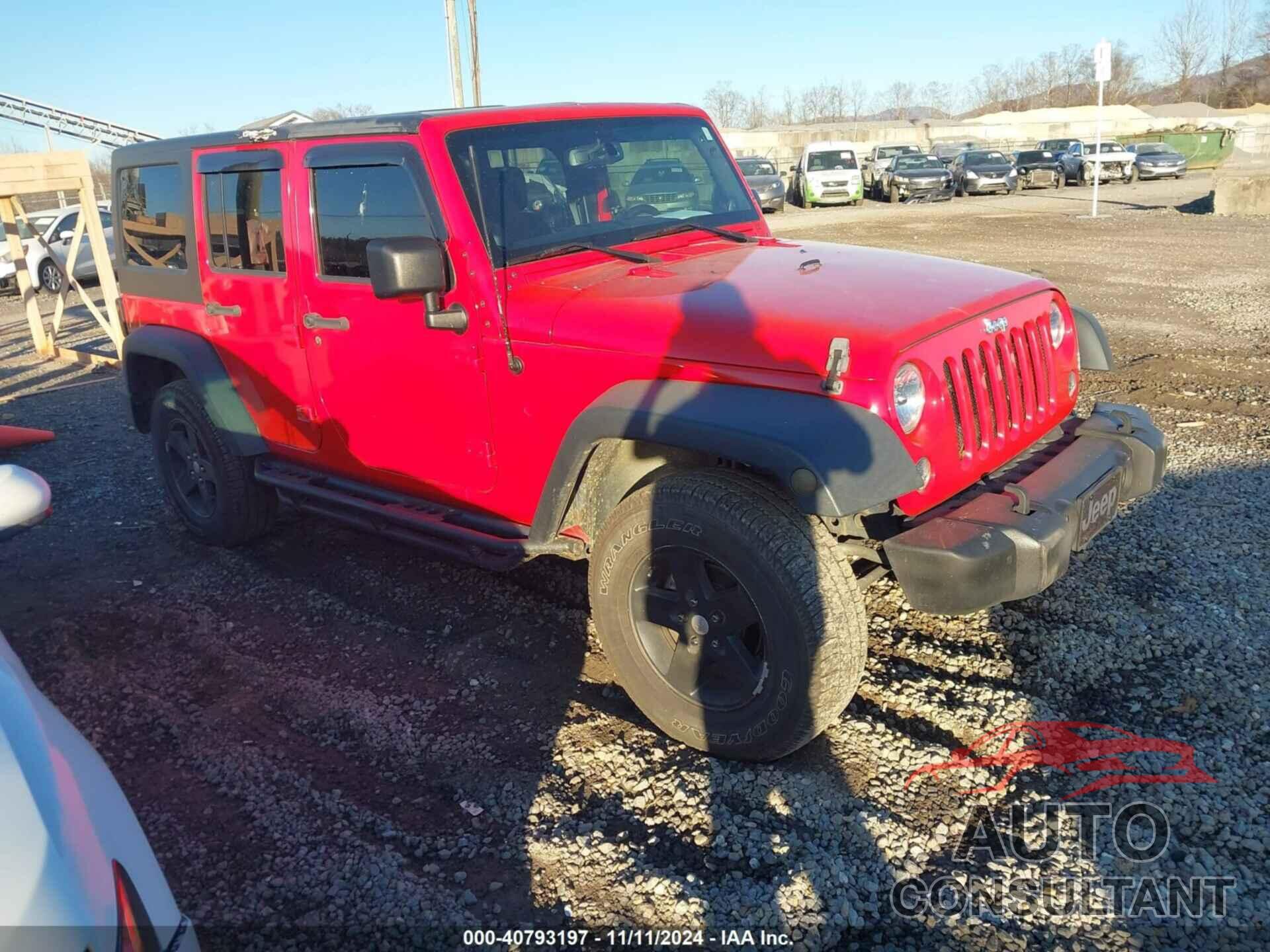 JEEP WRANGLER UNLIMITED 2014 - 1C4HJWDGXEL104253