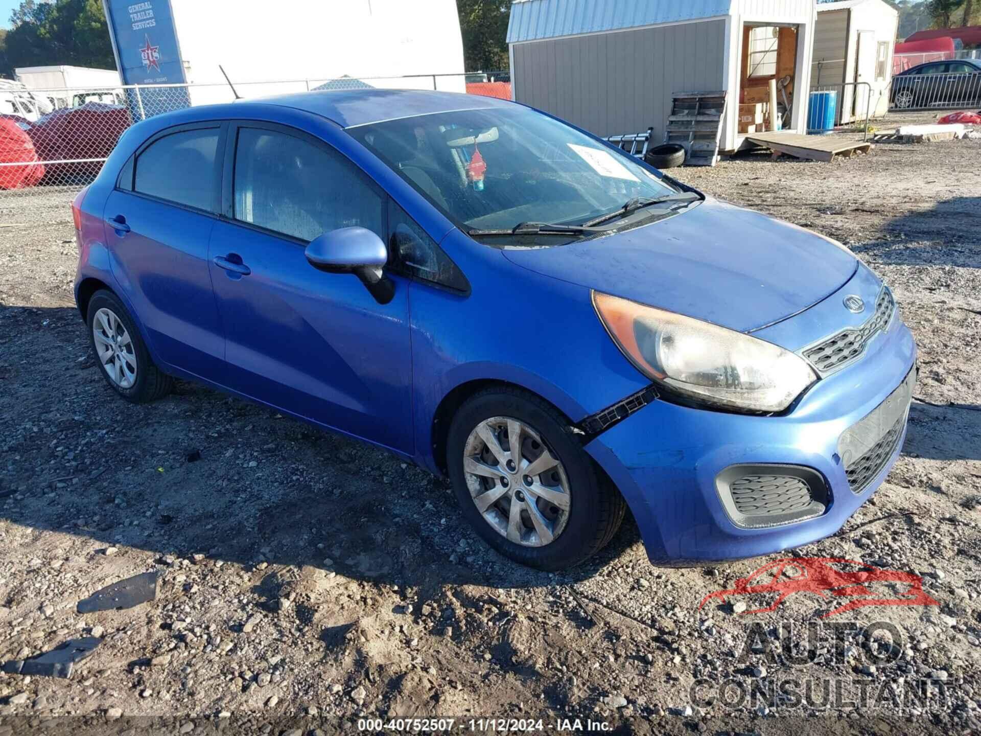 KIA RIO5 2012 - KNADN5A36C6090391