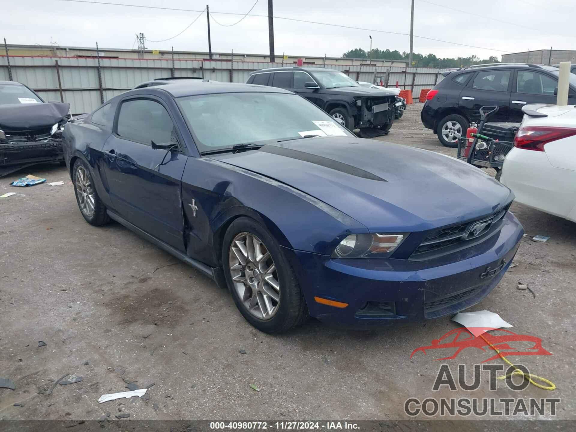 FORD MUSTANG 2012 - 1ZVBP8AM0C5264781