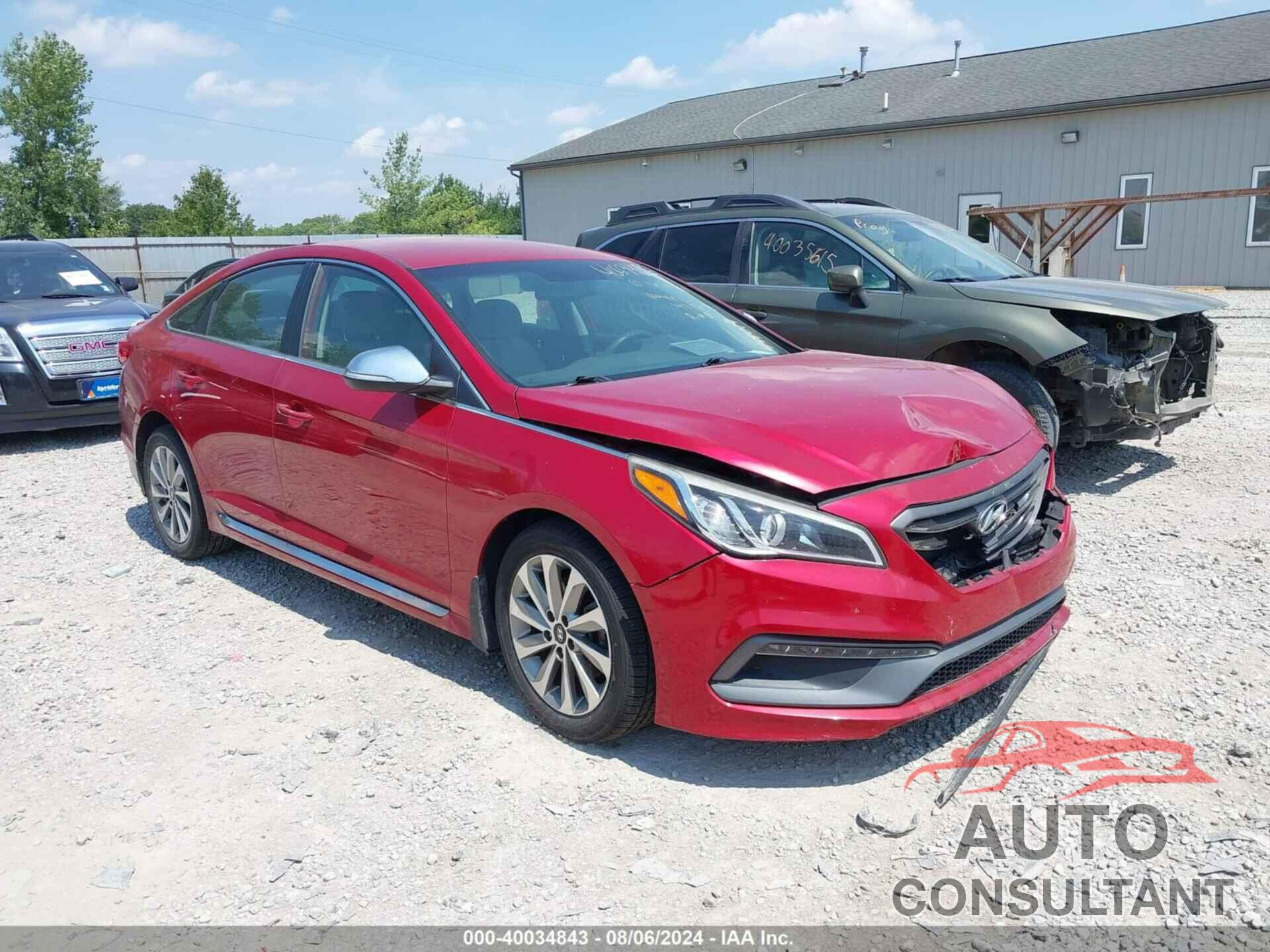 HYUNDAI SONATA 2017 - 5NPE34AF5HH448014