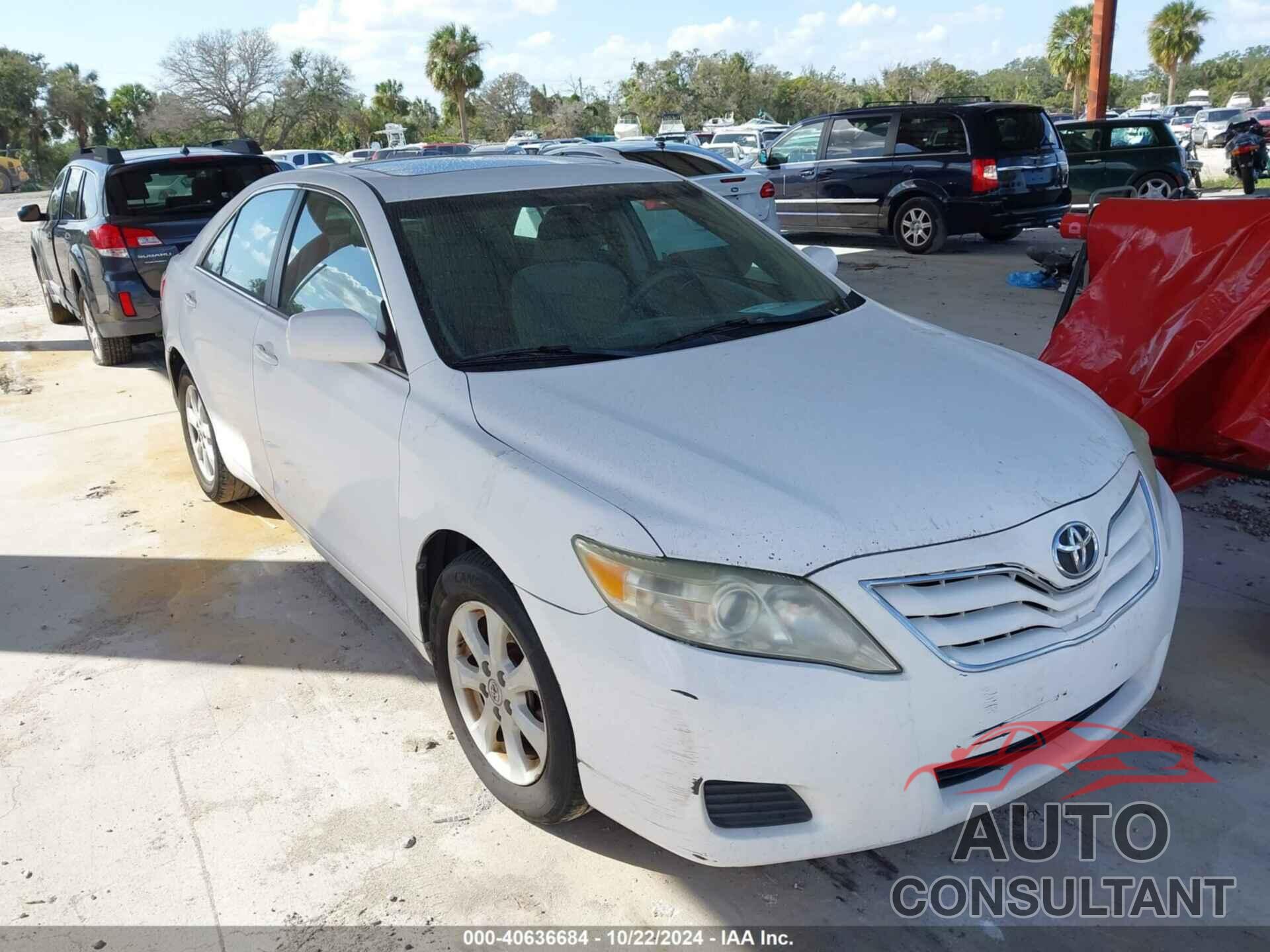 TOYOTA CAMRY 2011 - 4T4BF3EKXBR109730