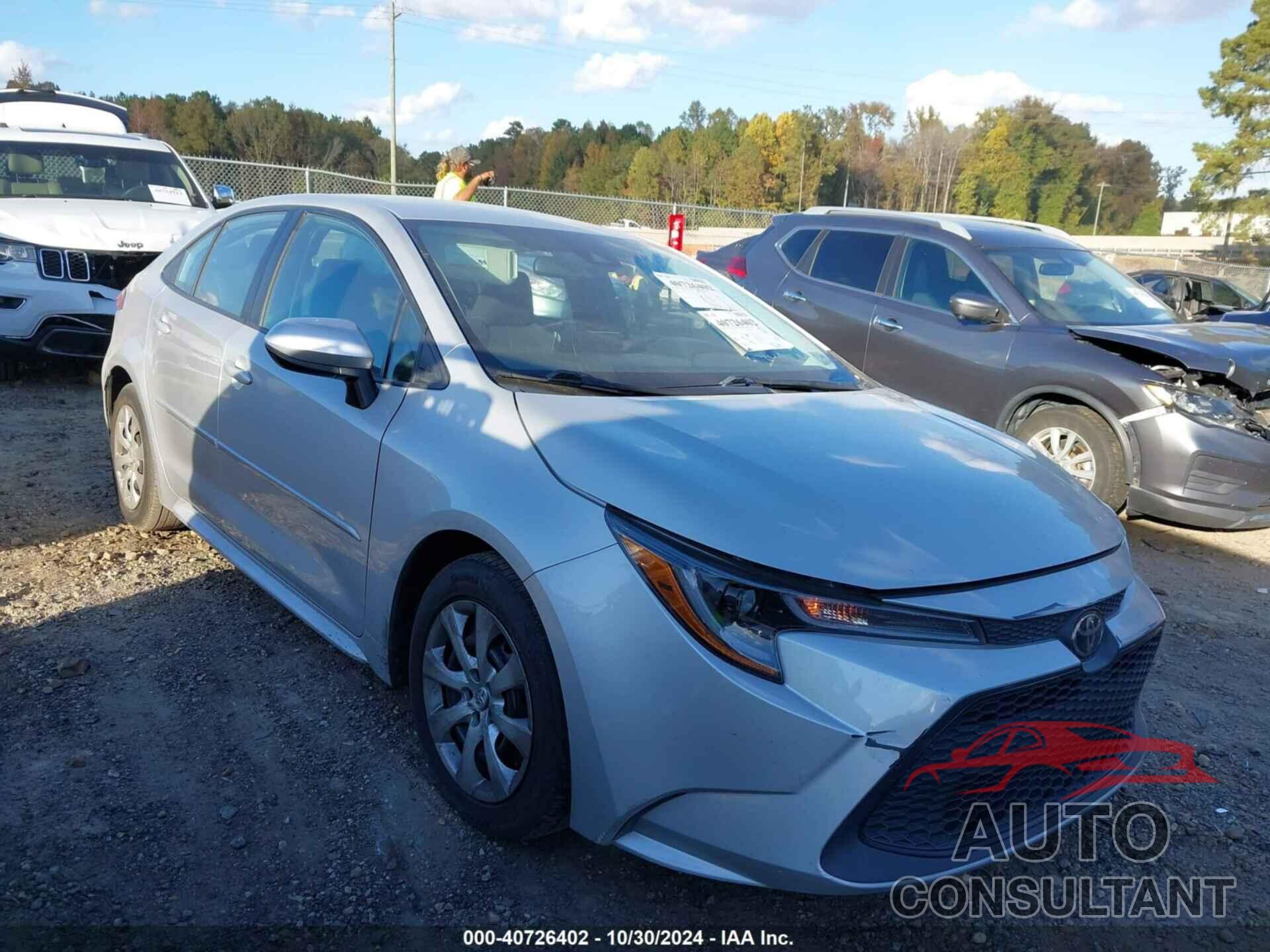 TOYOTA COROLLA 2020 - 5YFEPRAE8LP001665