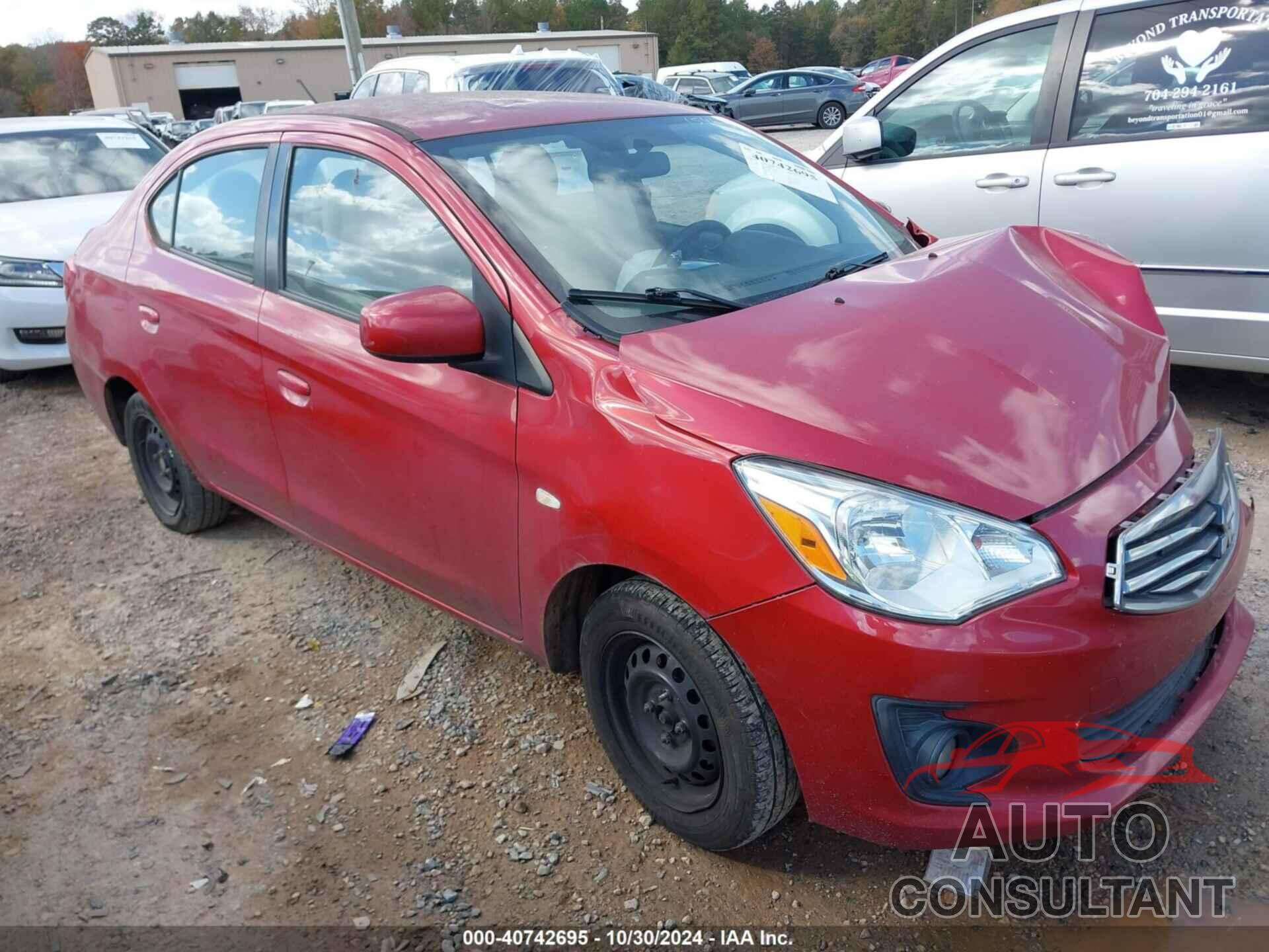 MITSUBISHI MIRAGE G4 2018 - ML32F3FJ2JHF15468