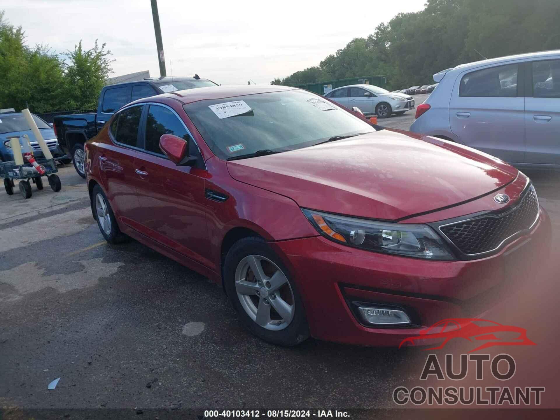 KIA OPTIMA 2014 - 5XXGM4A71EG350801