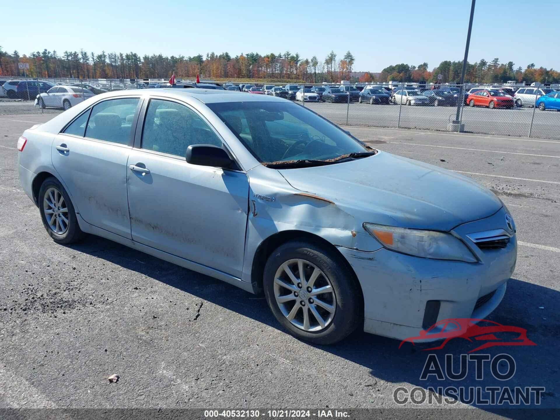 TOYOTA CAMRY HYBRID 2010 - 4T1BB3EK4AU126057