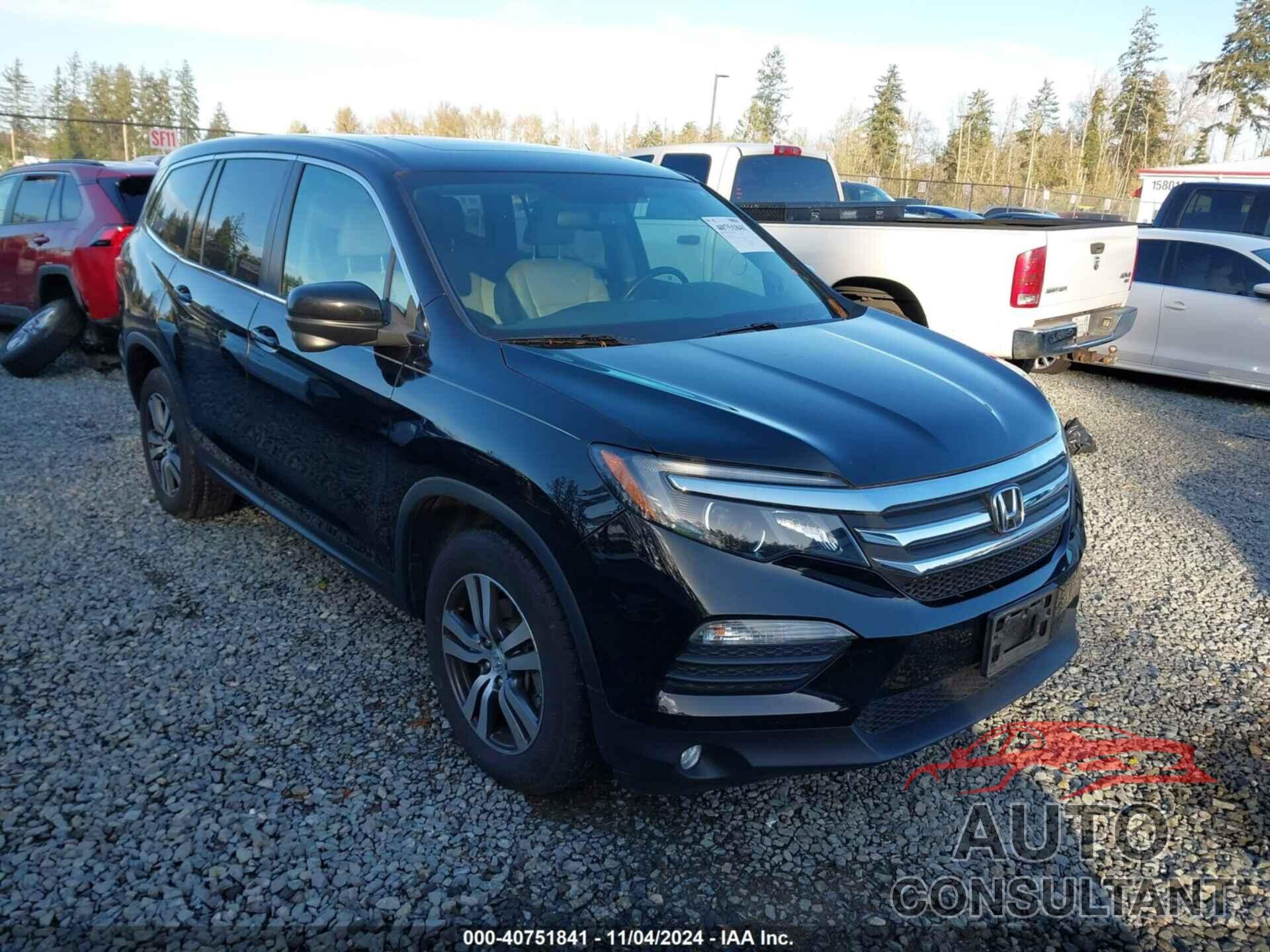 HONDA PILOT 2017 - 5FNYF6H74HB034042