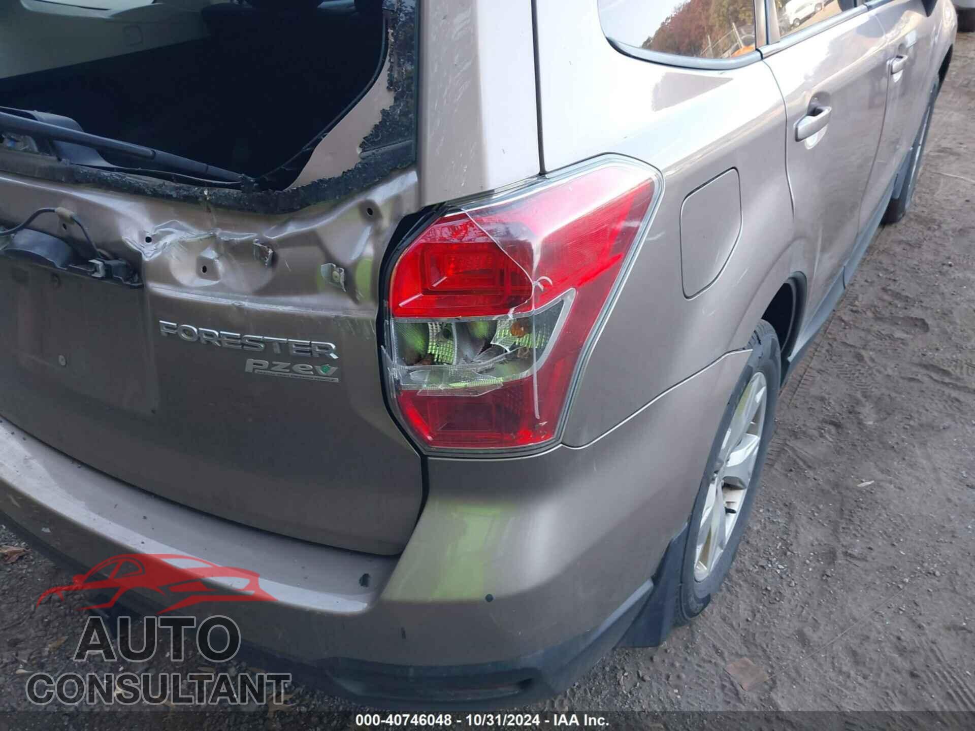 SUBARU FORESTER 2016 - JF2SJADC8GH489227