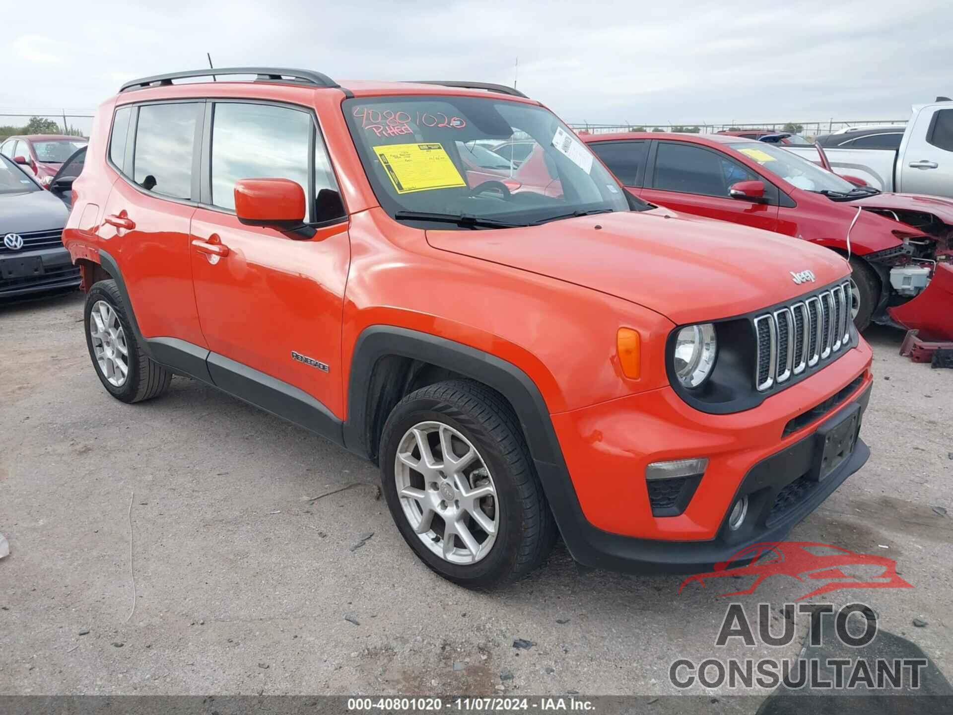 JEEP RENEGADE 2020 - ZACNJABB1LPL73874