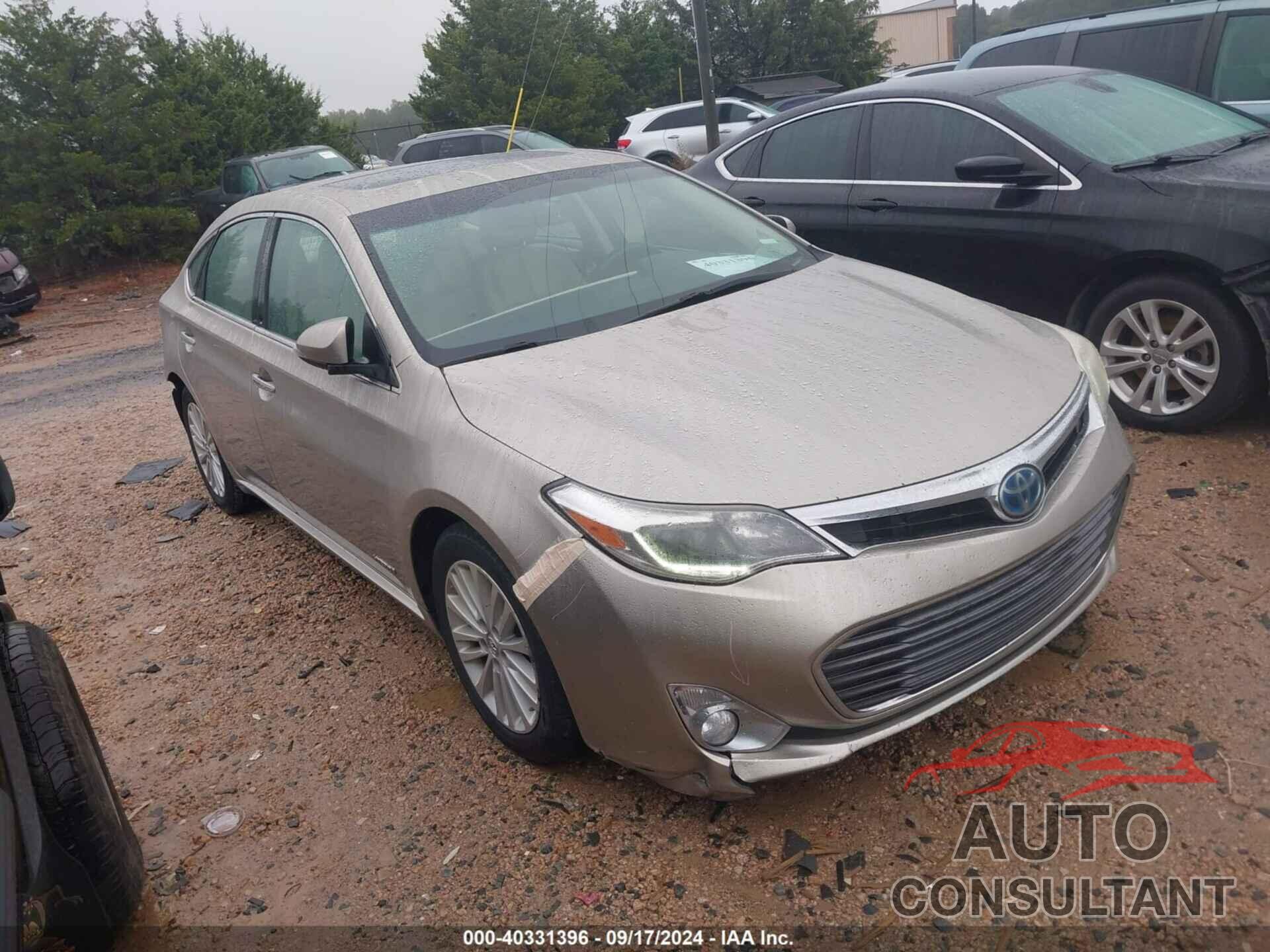 TOYOTA AVALON HYBRID 2013 - 4T1BD1EB7DU005980