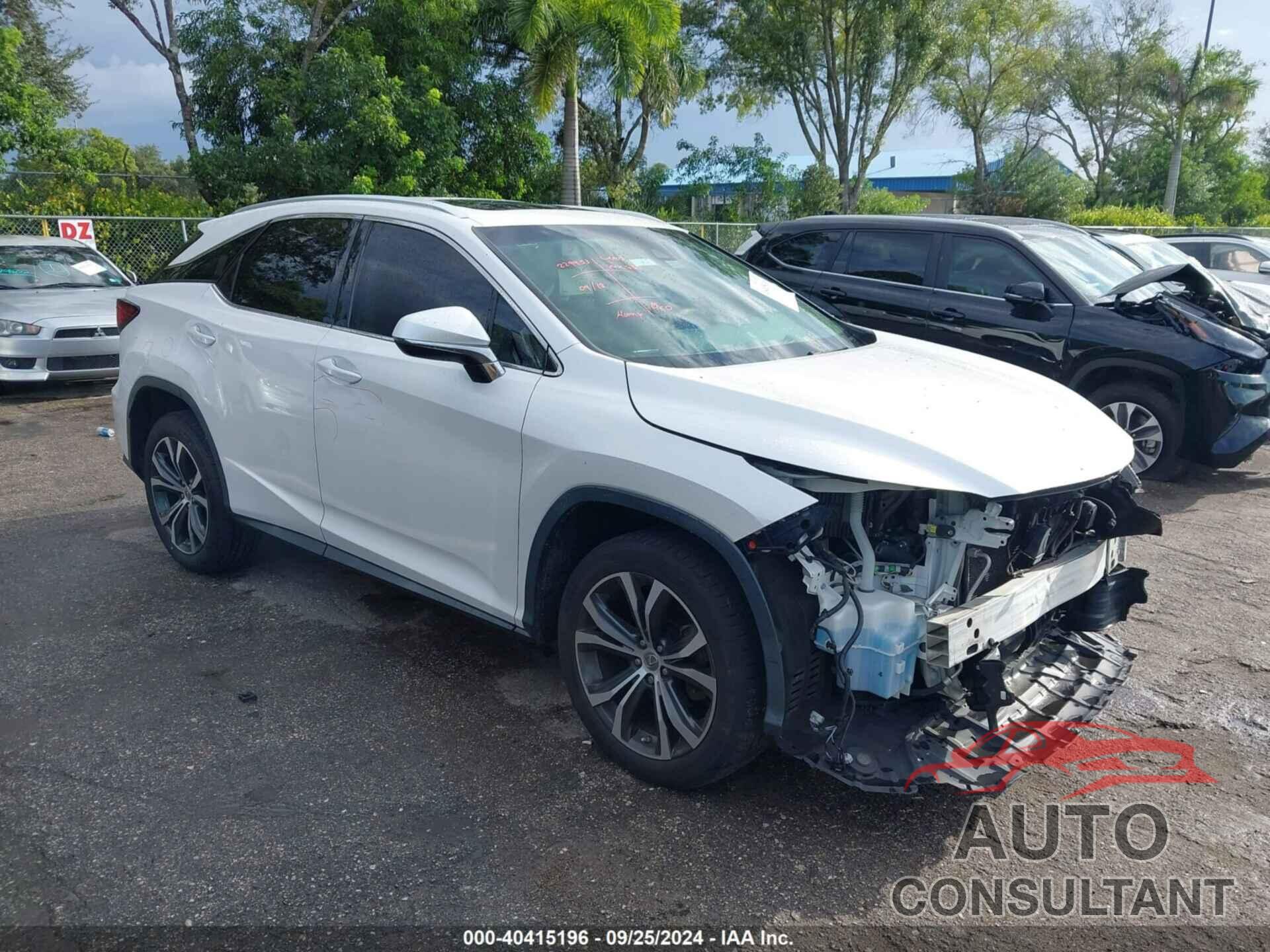 LEXUS RX 2017 - 2T2ZZMCA6HC051993