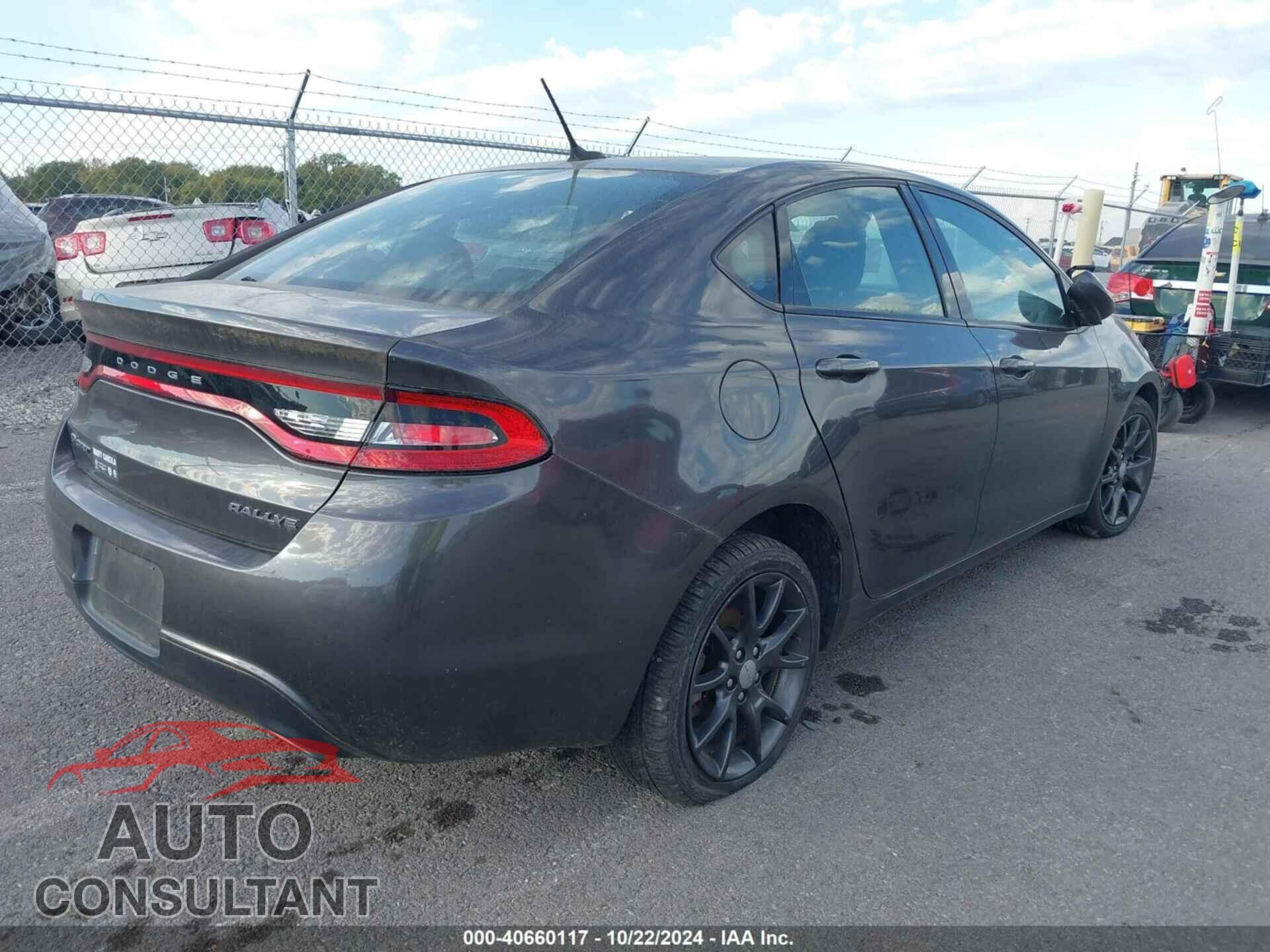DODGE DART 2016 - 1C3CDFBB6GD519614