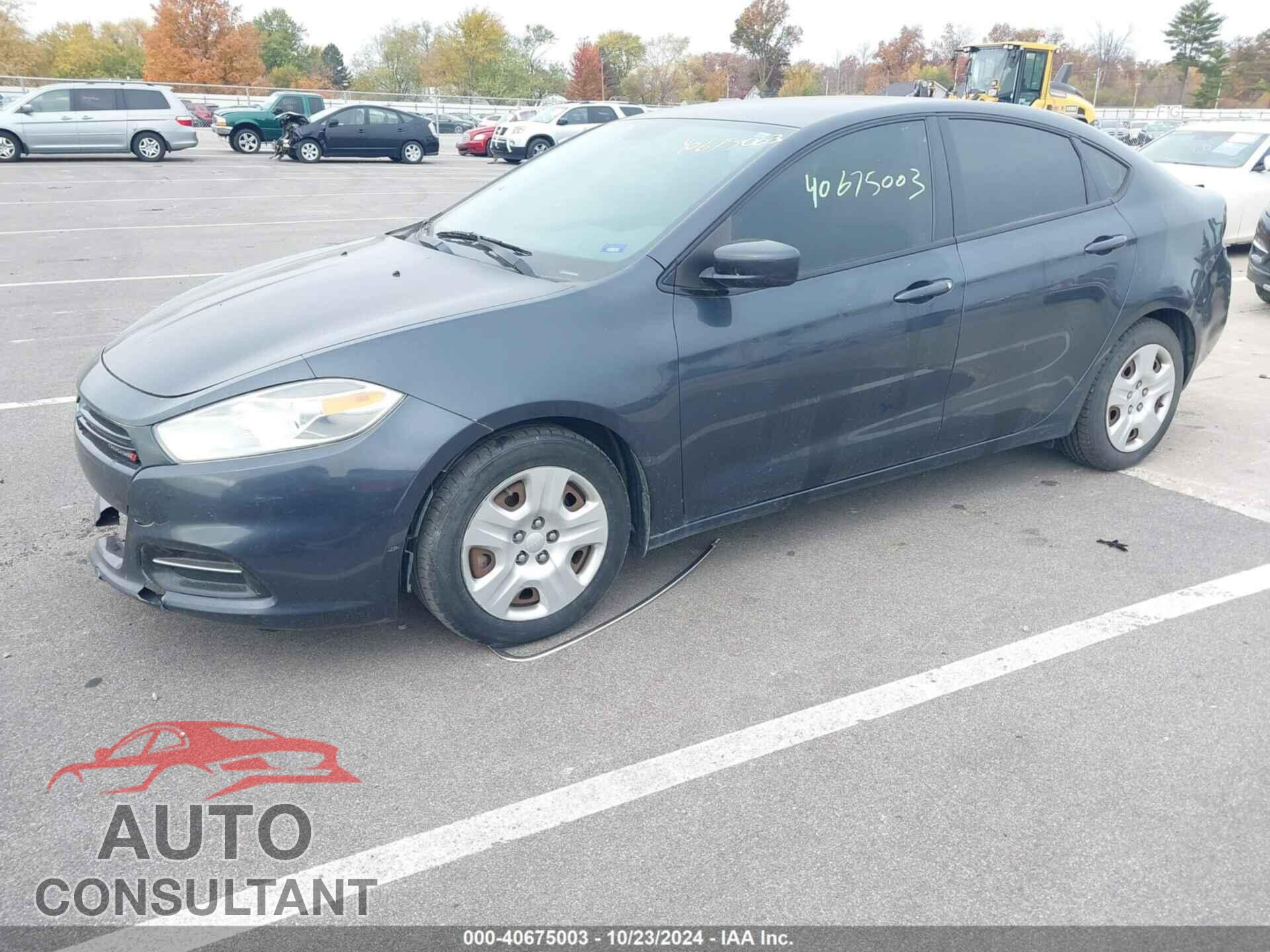 DODGE DART 2014 - 1C3CDFAA6ED791196