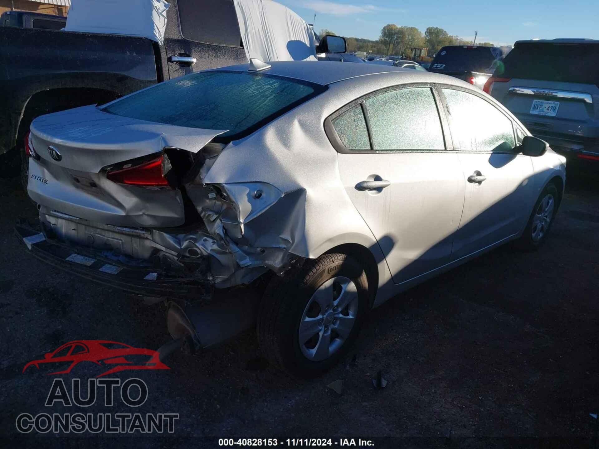 KIA FORTE 2017 - 3KPFL4A75HE084954