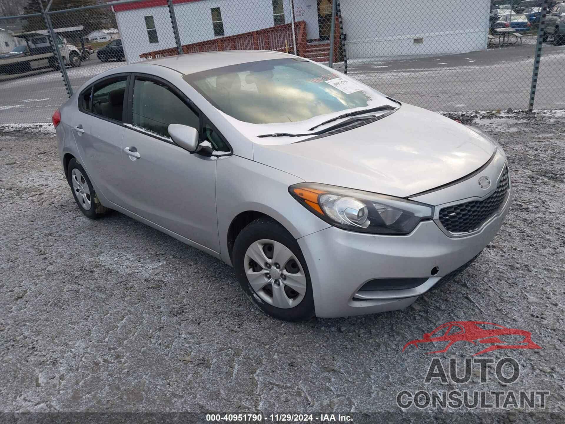 KIA FORTE 2016 - KNAFK4A68G5515661