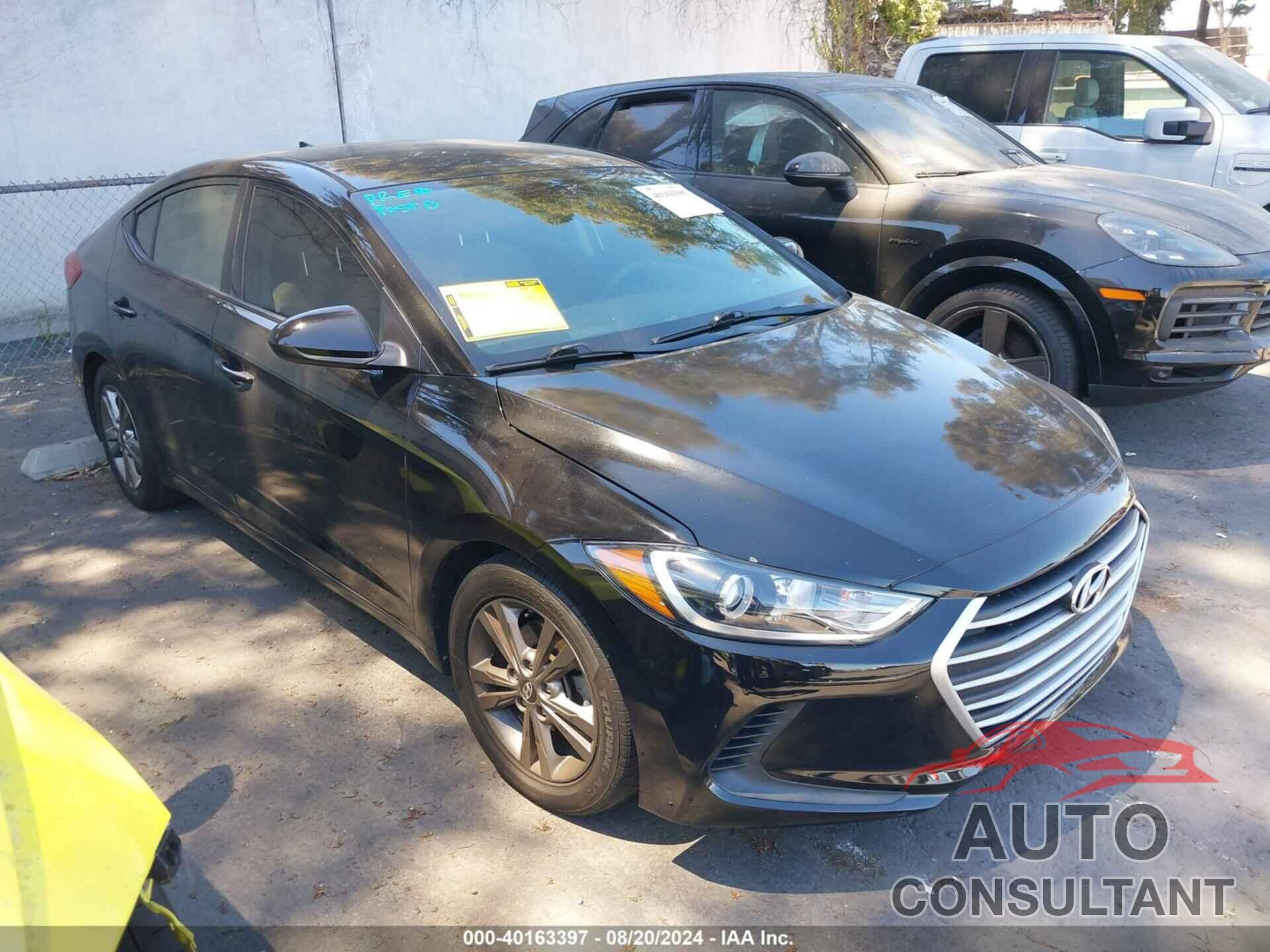 HYUNDAI ELANTRA 2018 - 5NPD84LF8JH379044