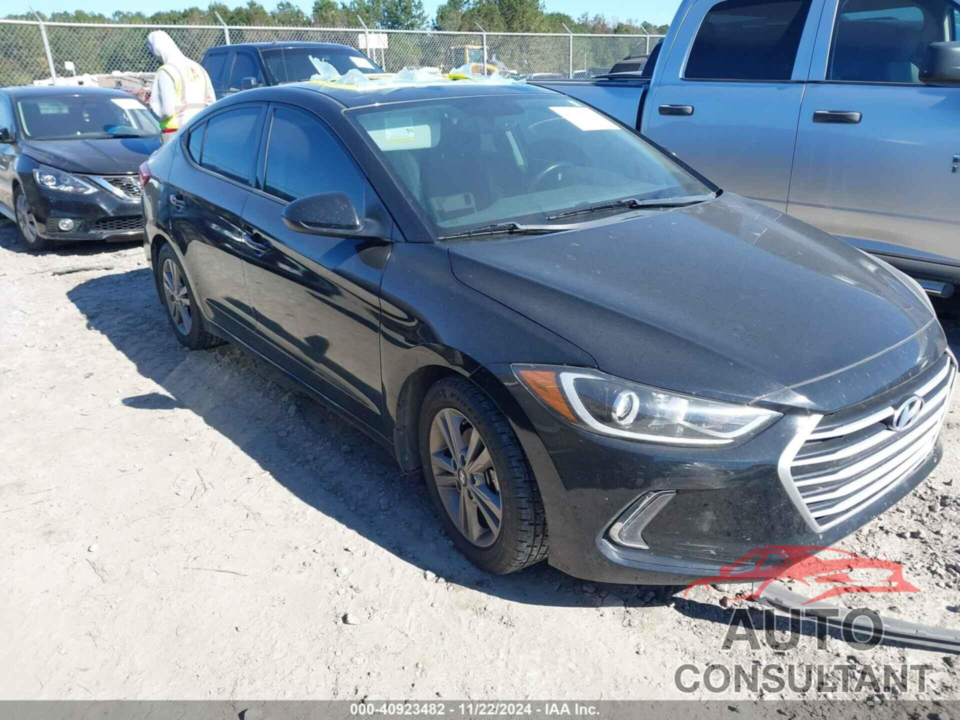 HYUNDAI ELANTRA 2018 - 5NPD84LFXJH268592