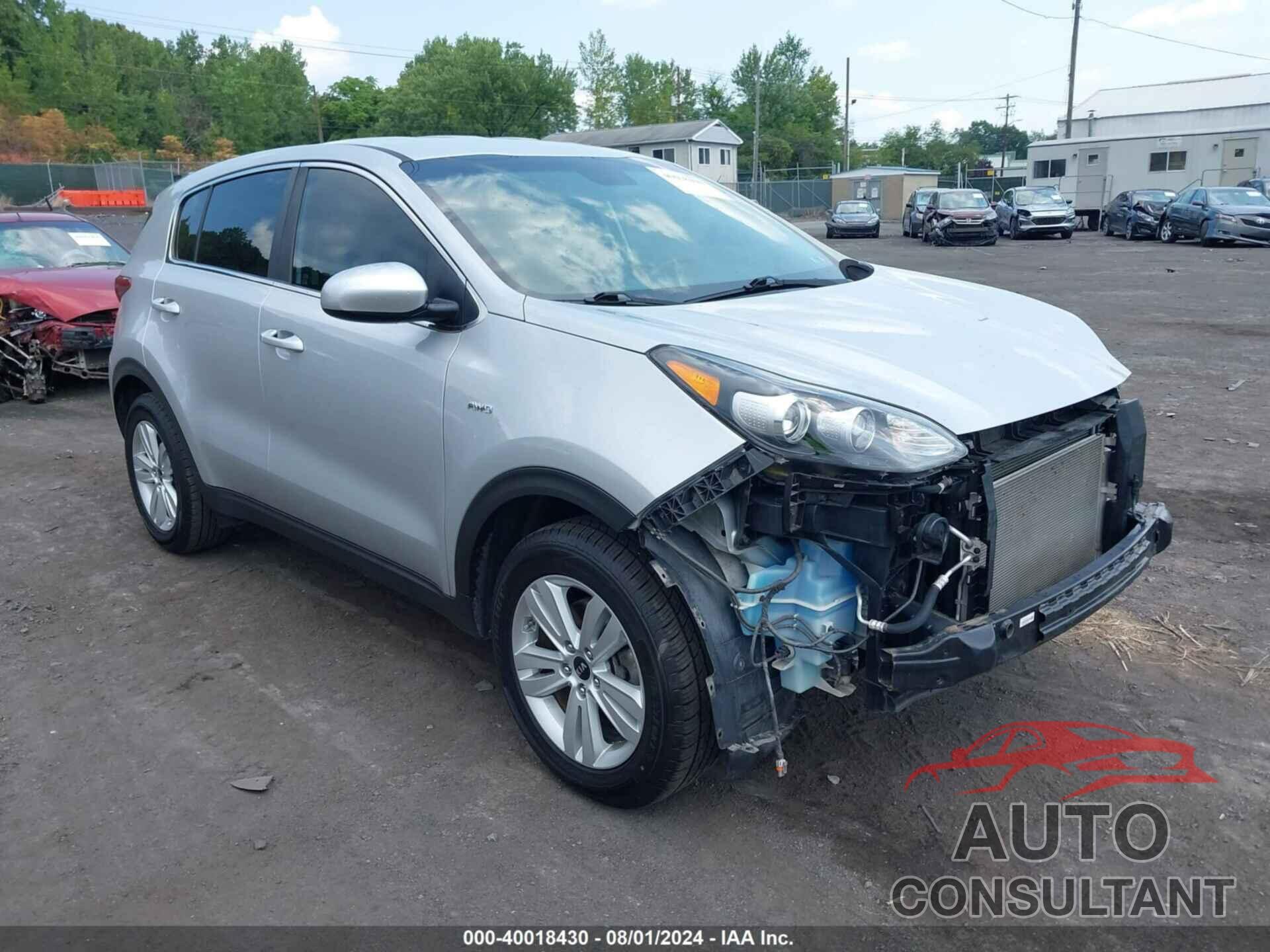 KIA SPORTAGE 2018 - KNDPMCAC2J7448780