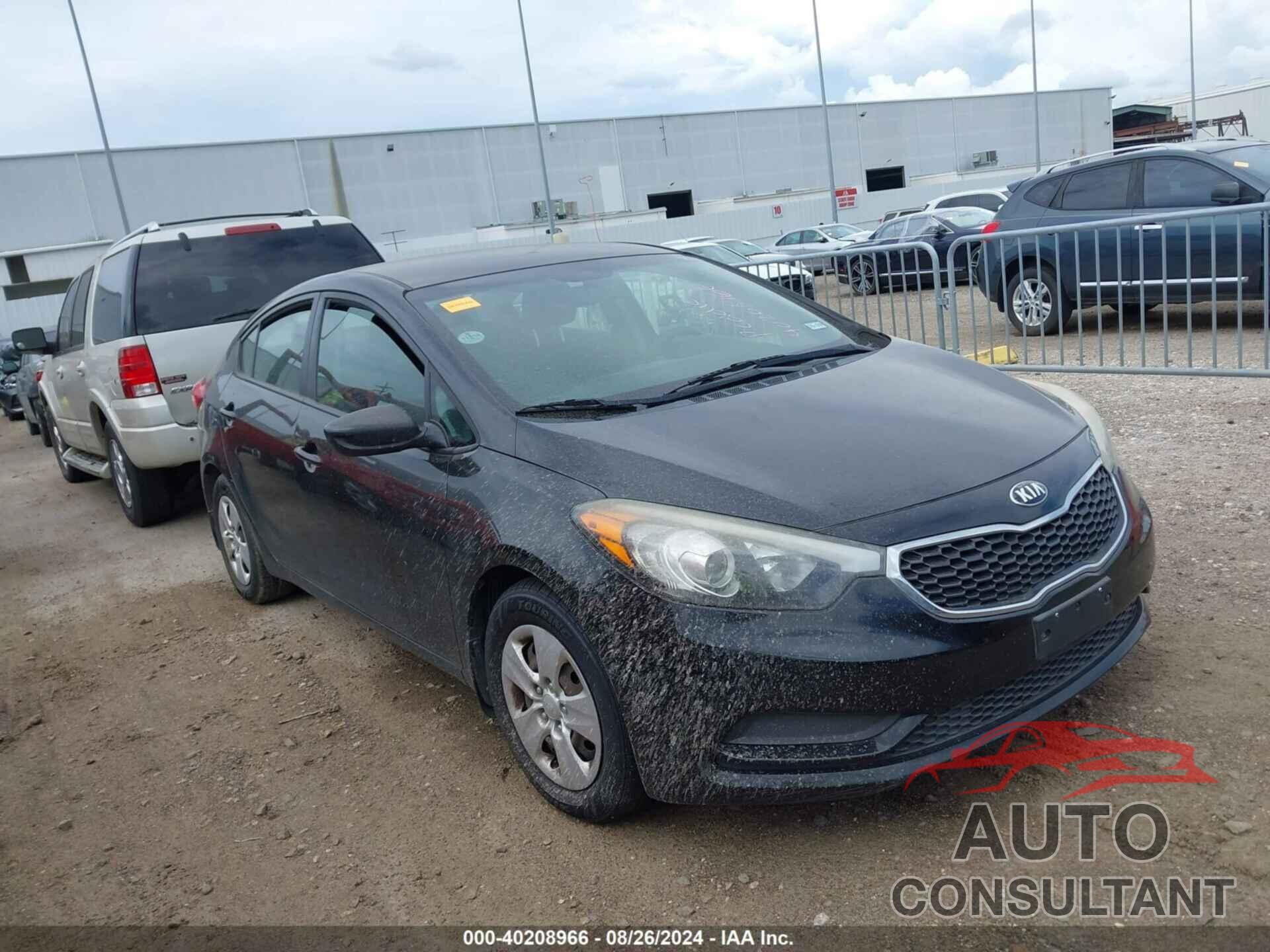 KIA FORTE 2016 - KNAFK4A66G5607142