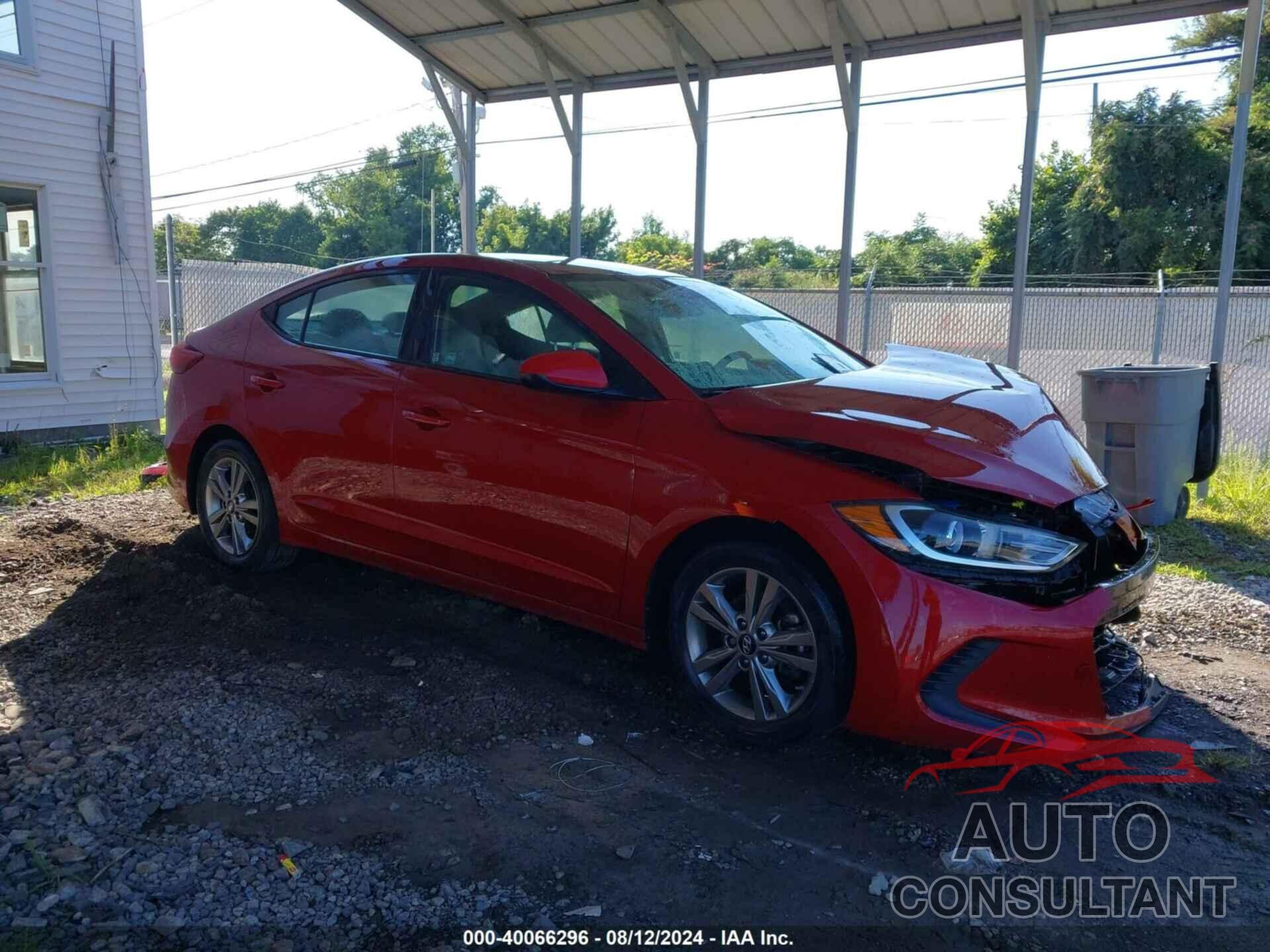 HYUNDAI ELANTRA 2017 - KMHD84LF1HU247982