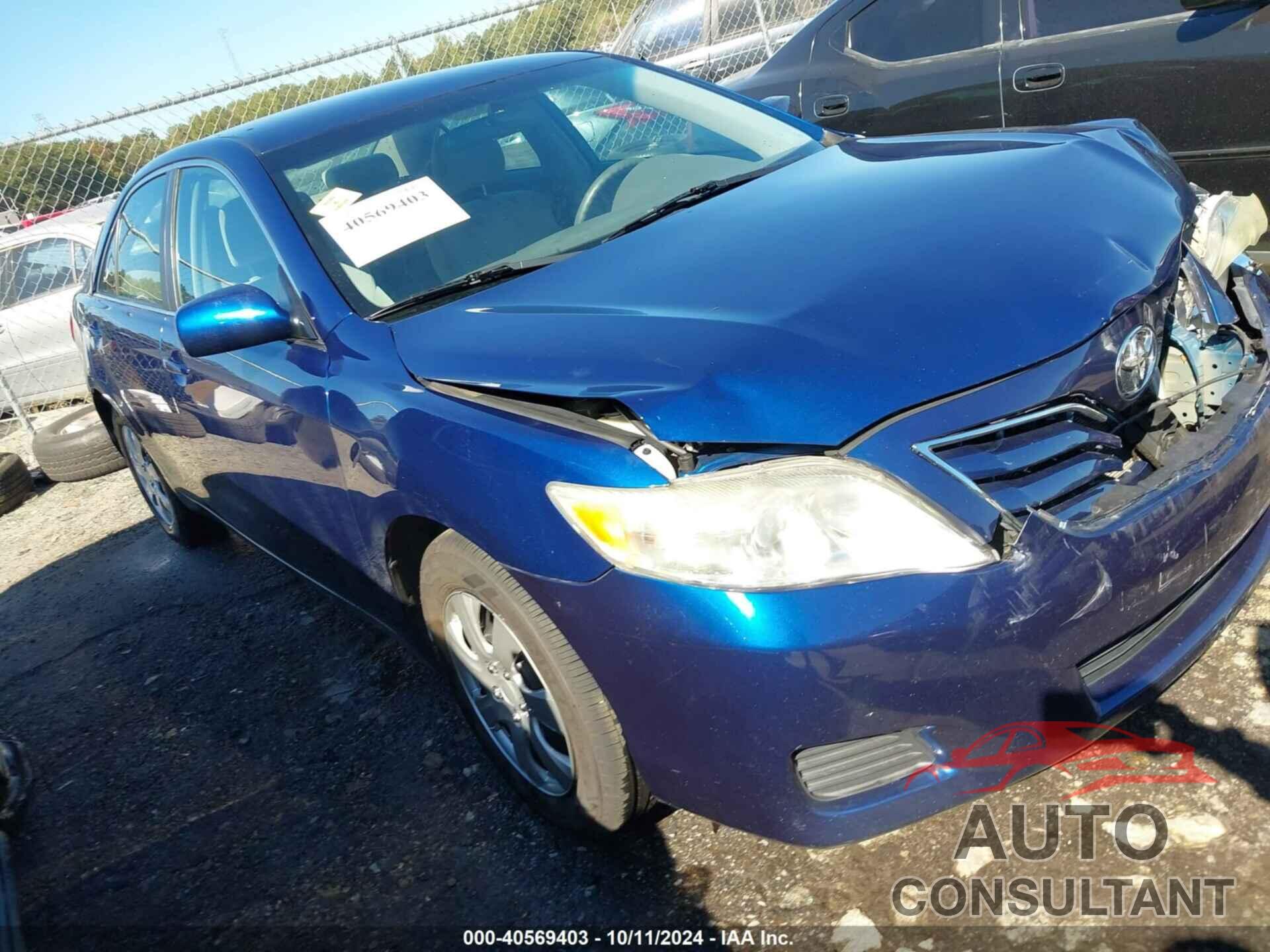TOYOTA CAMRY 2010 - 4T1BF3EK0AU568323