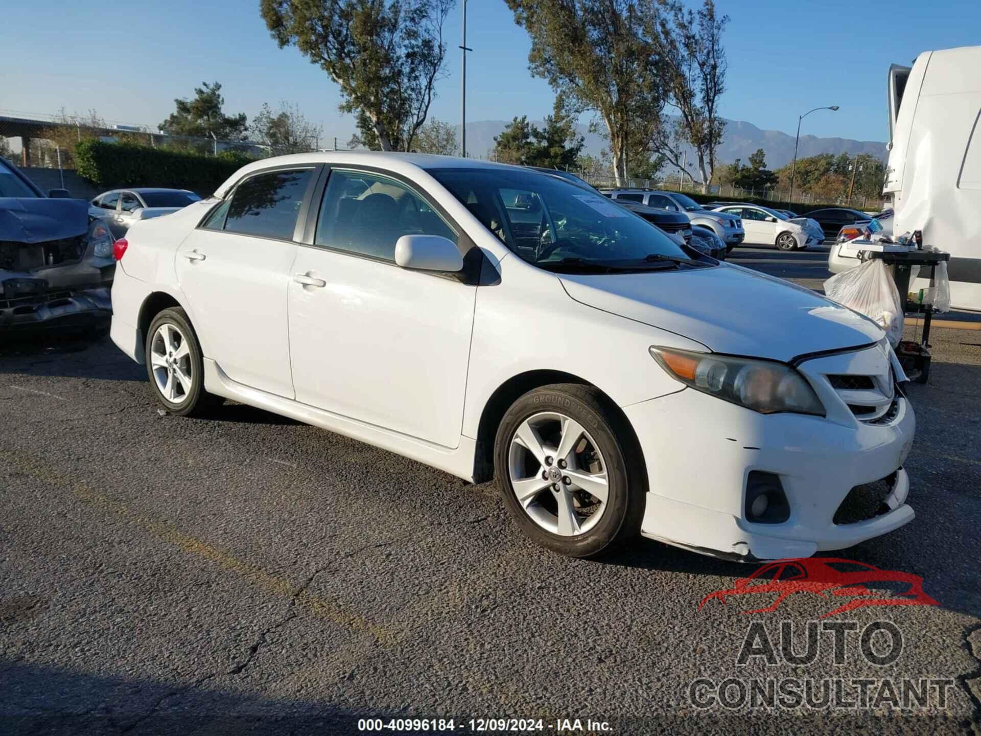TOYOTA COROLLA 2013 - 5YFBU4EE0DP211655