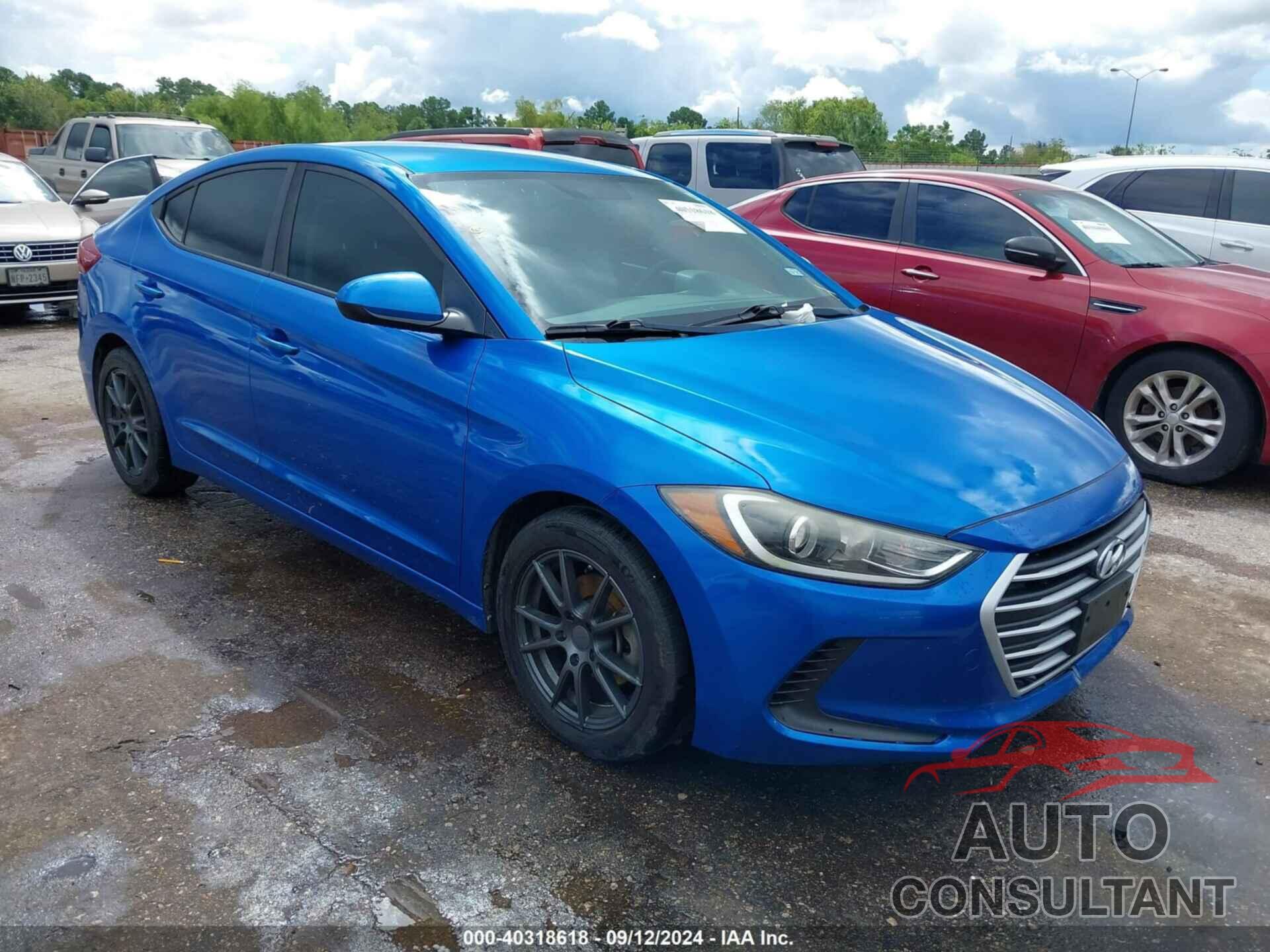 HYUNDAI ELANTRA 2017 - KMHD74LF5HU395880