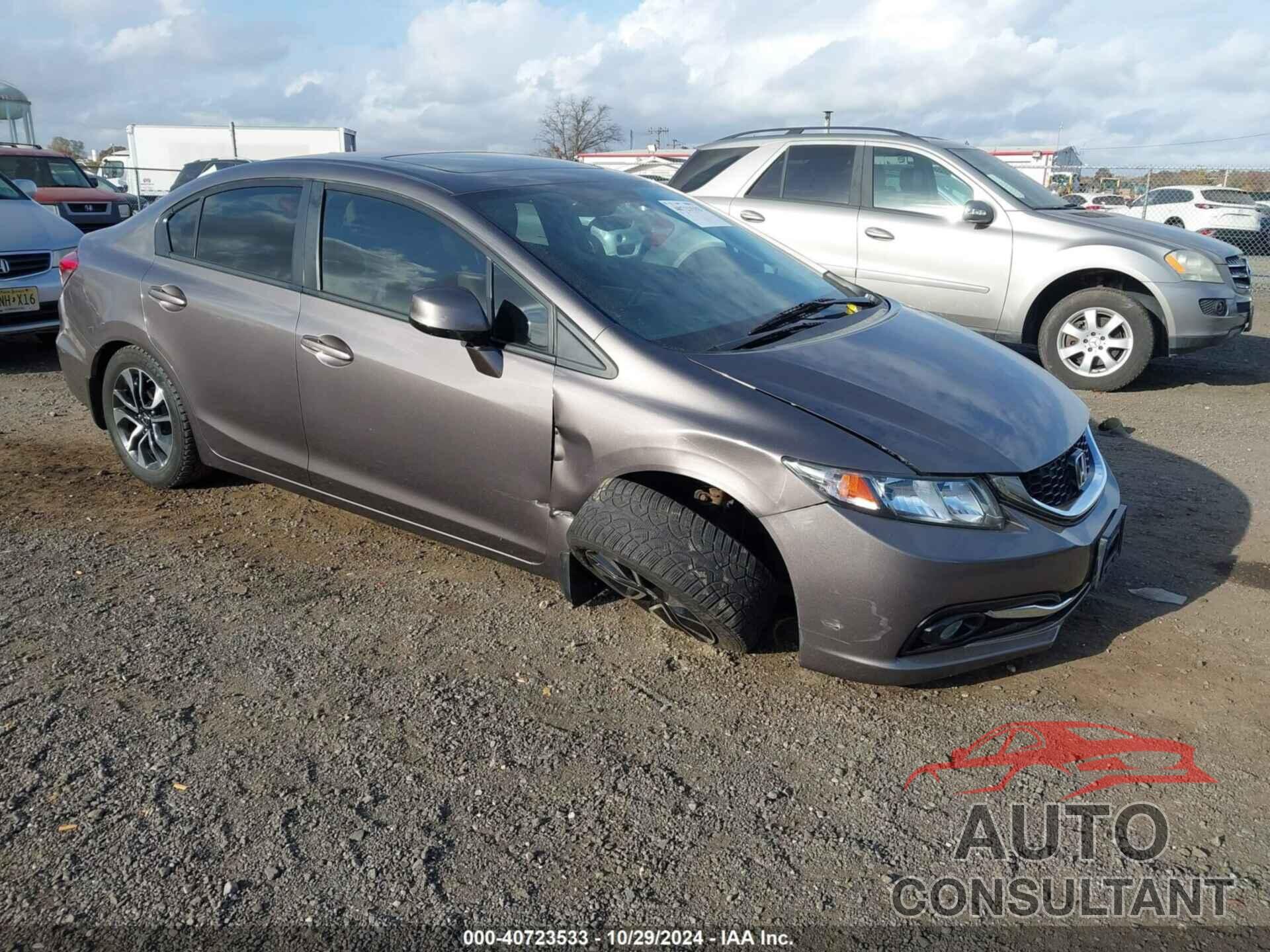 HONDA CIVIC 2013 - 19XFB2F98DE266725