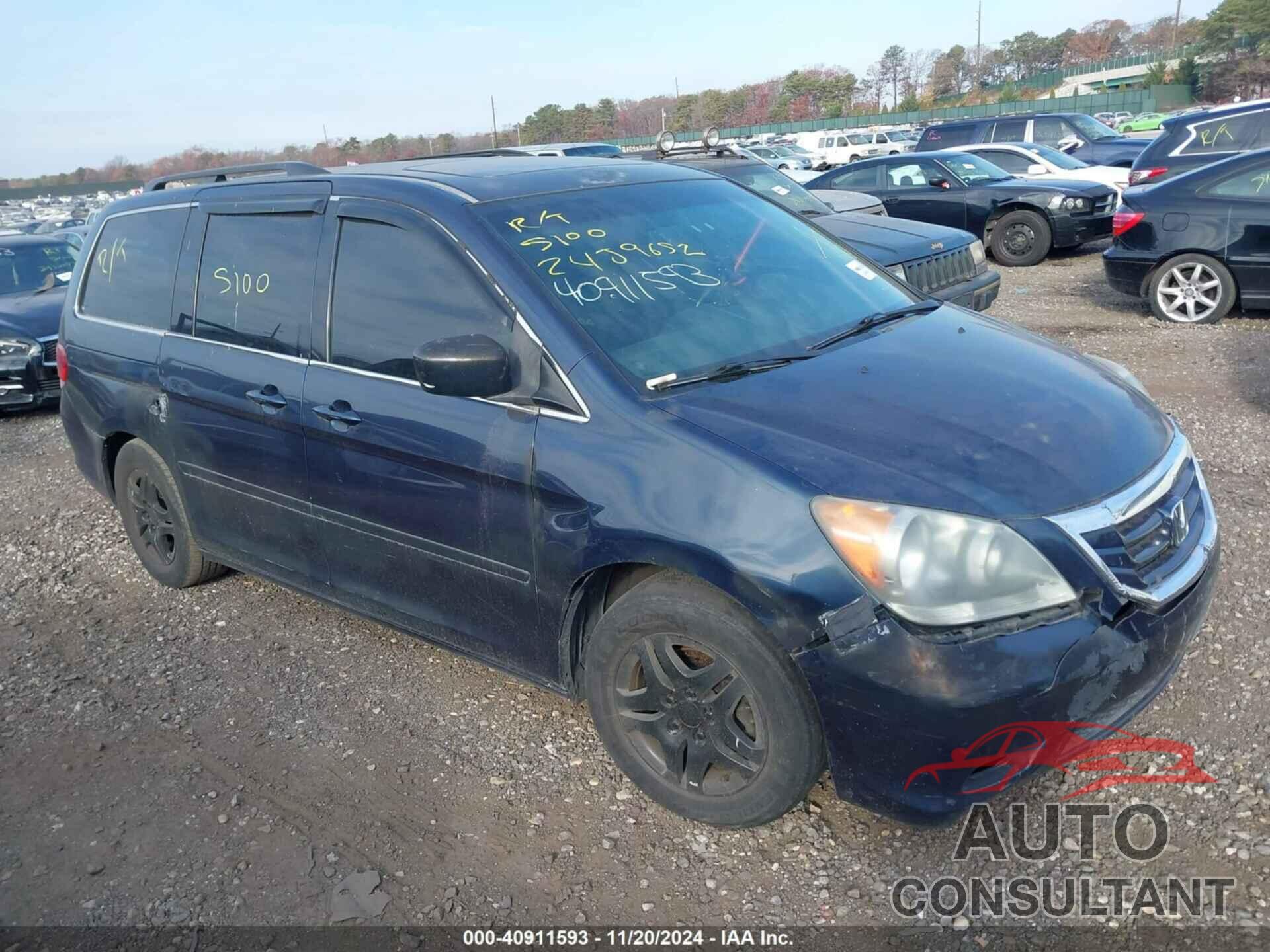 HONDA ODYSSEY 2010 - 5FNRL3H63AB059510