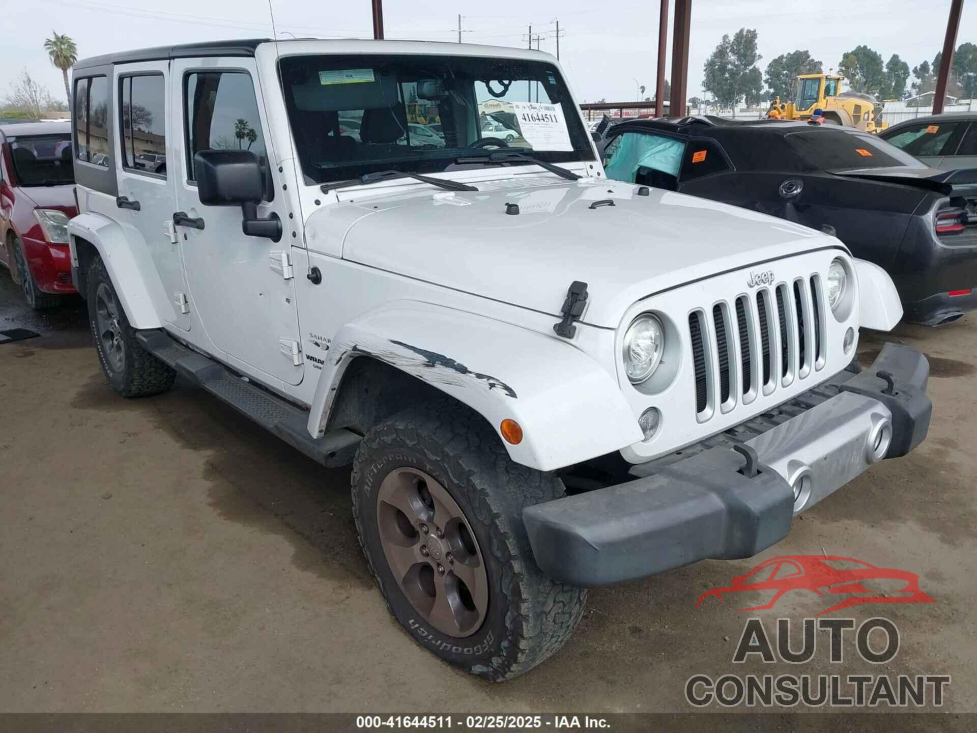 JEEP WRANGLER UNLIMITED 2017 - 1C4HJWEG0HL595144