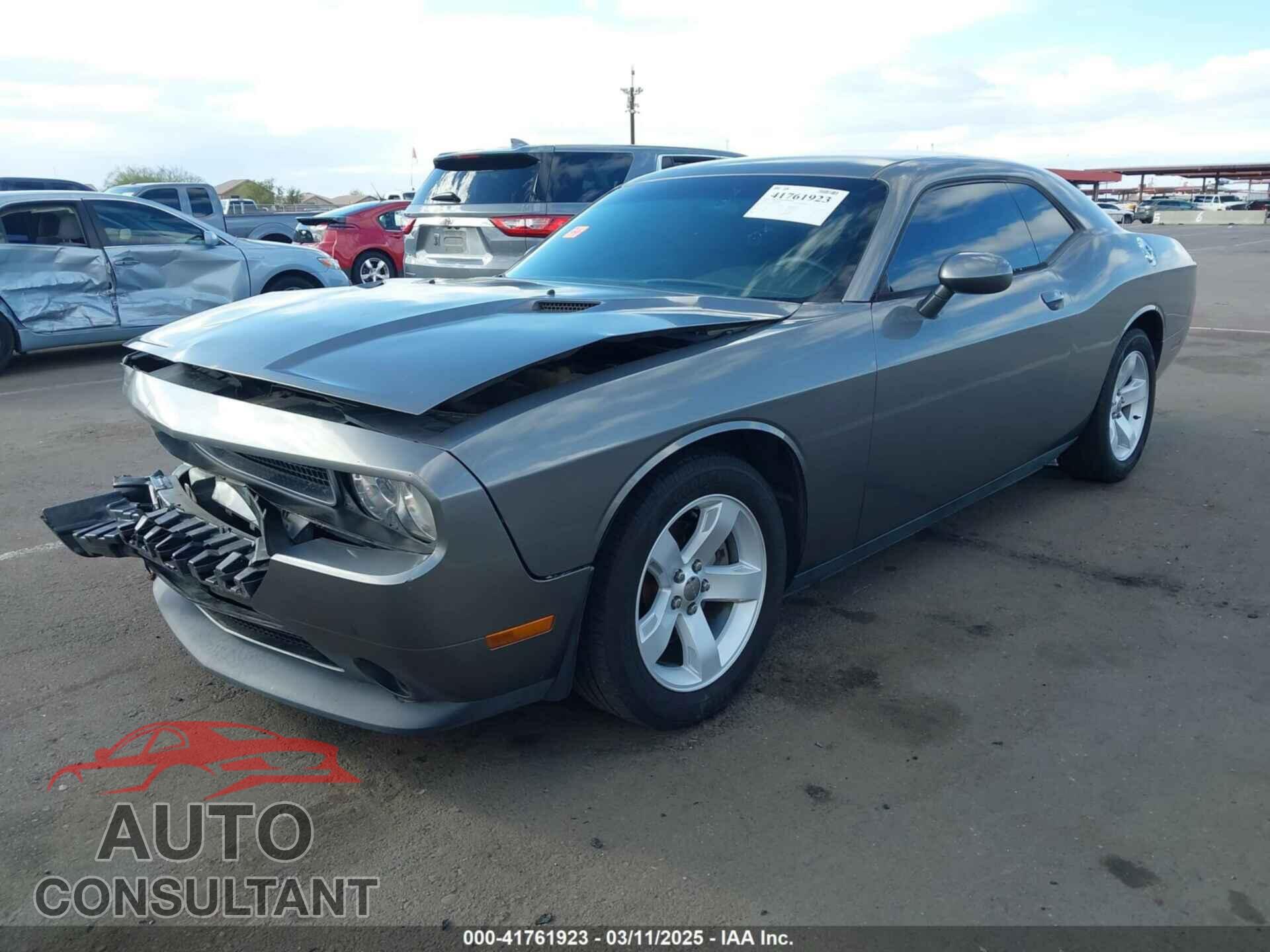 DODGE CHALLENGER 2012 - 2C3CDYAGXCH214316