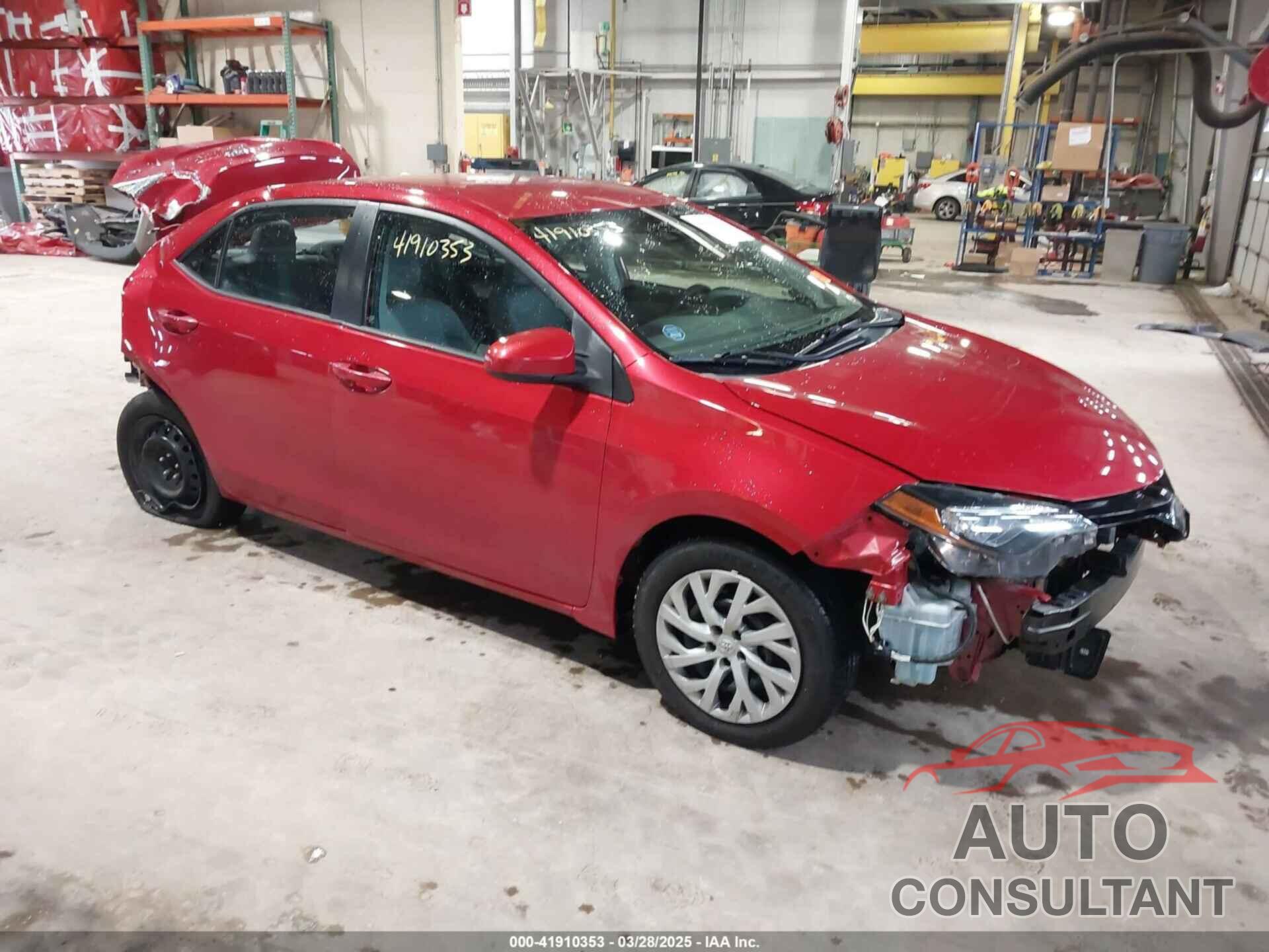 TOYOTA COROLLA 2017 - 2T1BURHE4HC820309