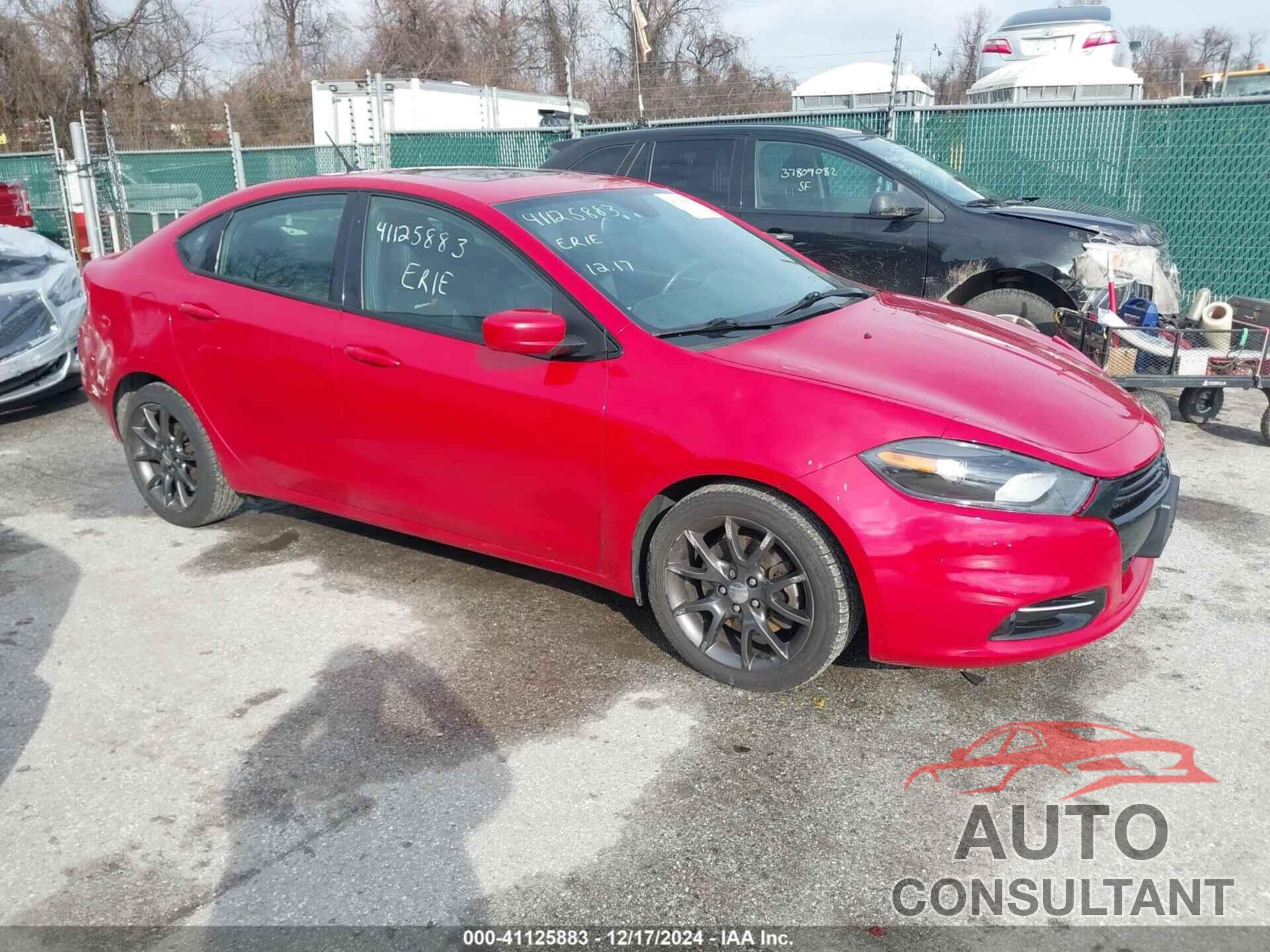 DODGE DART 2015 - 1C3CDFBB5FD421799