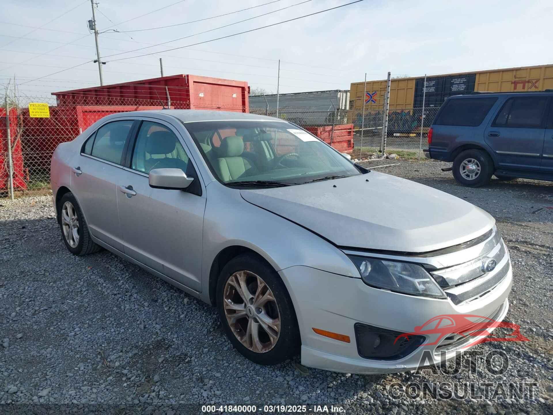 FORD FUSION 2012 - 3FAHP0HA2CR191782
