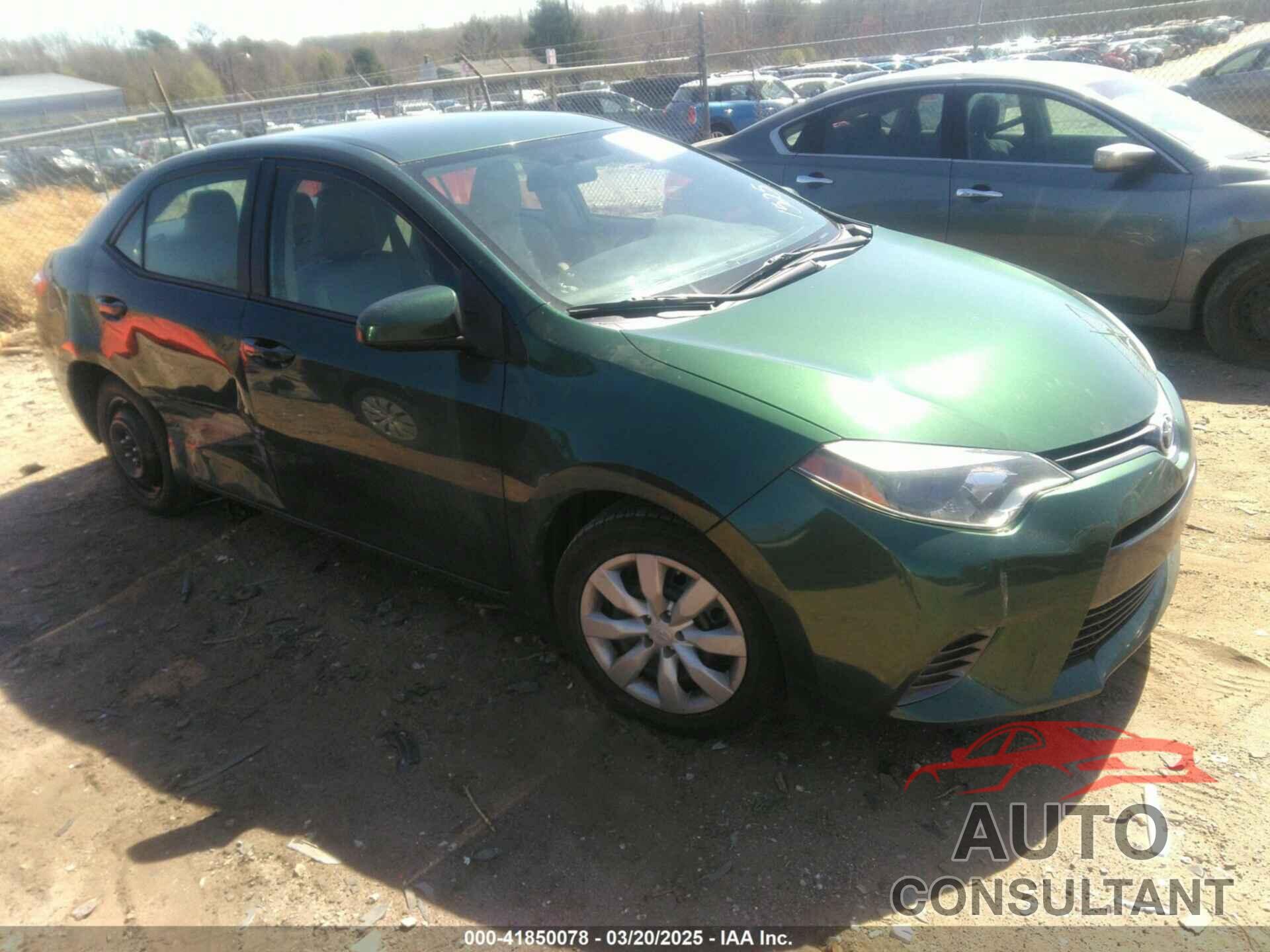TOYOTA COROLLA 2016 - 2T1BURHE2GC677360