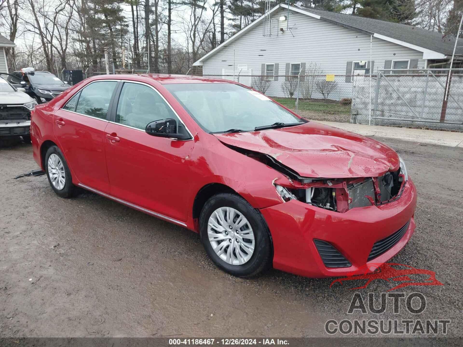 TOYOTA CAMRY 2012 - 4T1BF1FK0CU619535