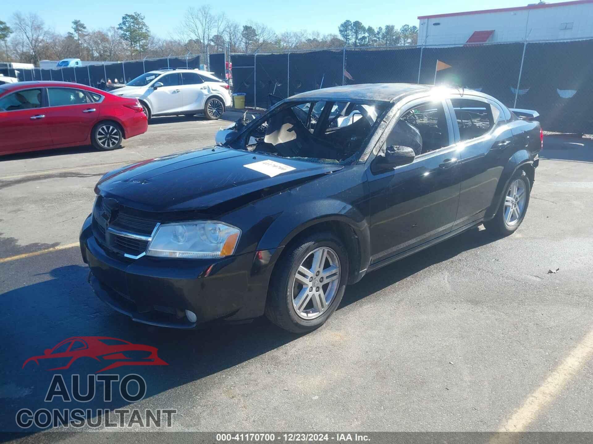 DODGE AVENGER 2010 - 1B3CC5FB8AN215366