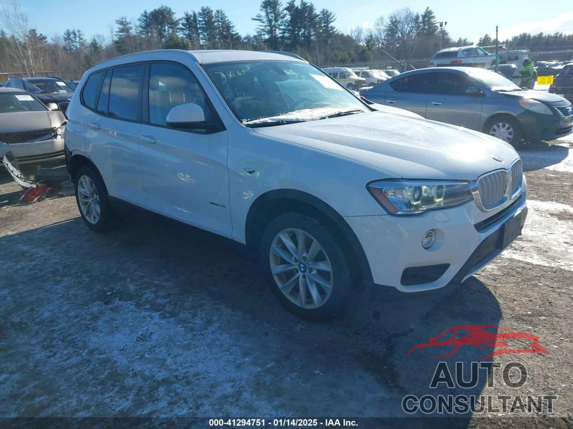 BMW X3 2017 - 5UXWX9C36H0T16934