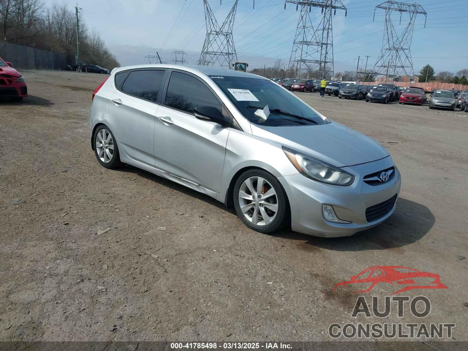 HYUNDAI ACCENT 2013 - KMHCU5AE7DU130683