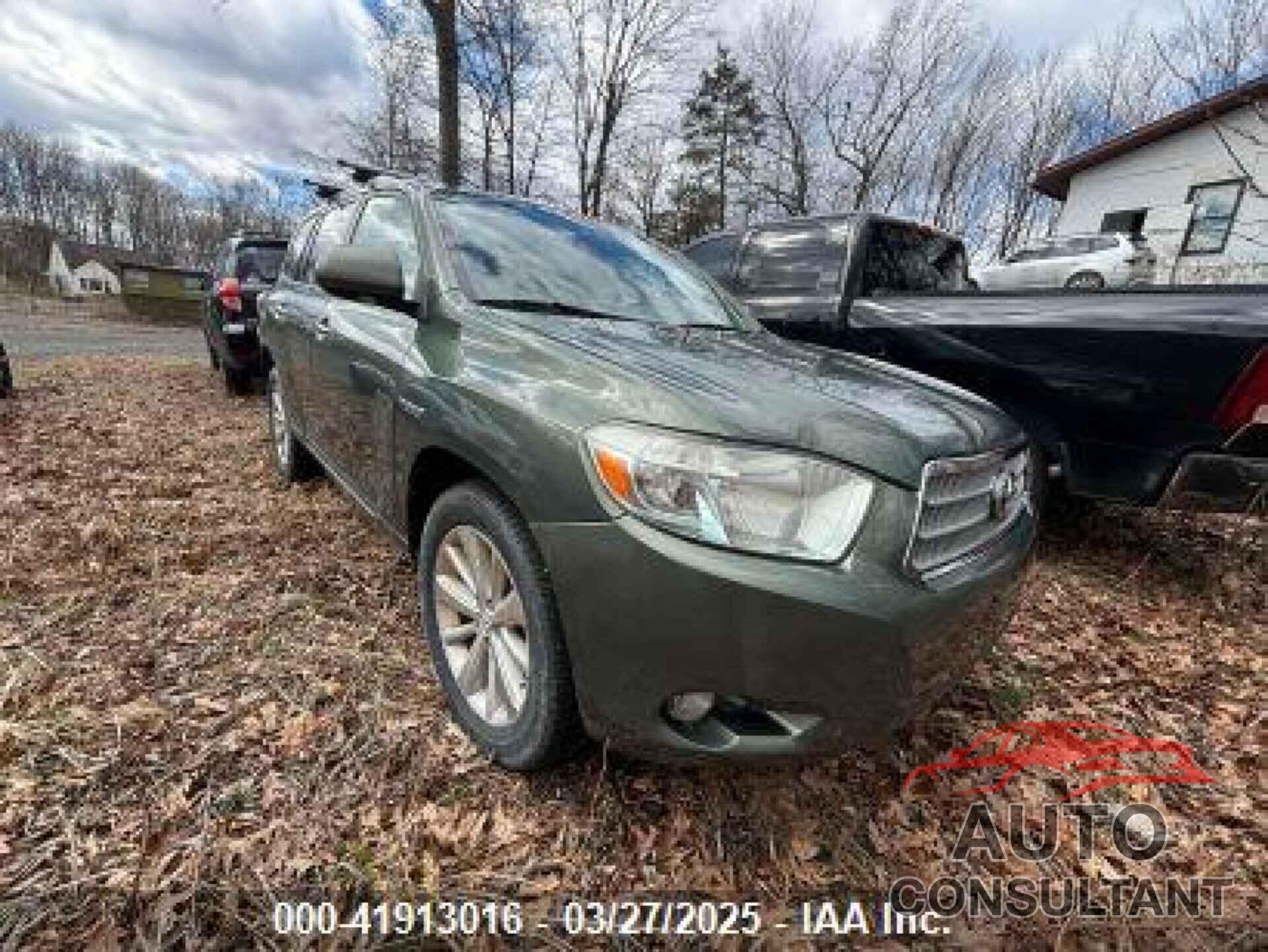 TOYOTA HIGHLANDER HYBRID 2010 - JTEJW3EH0A2043161