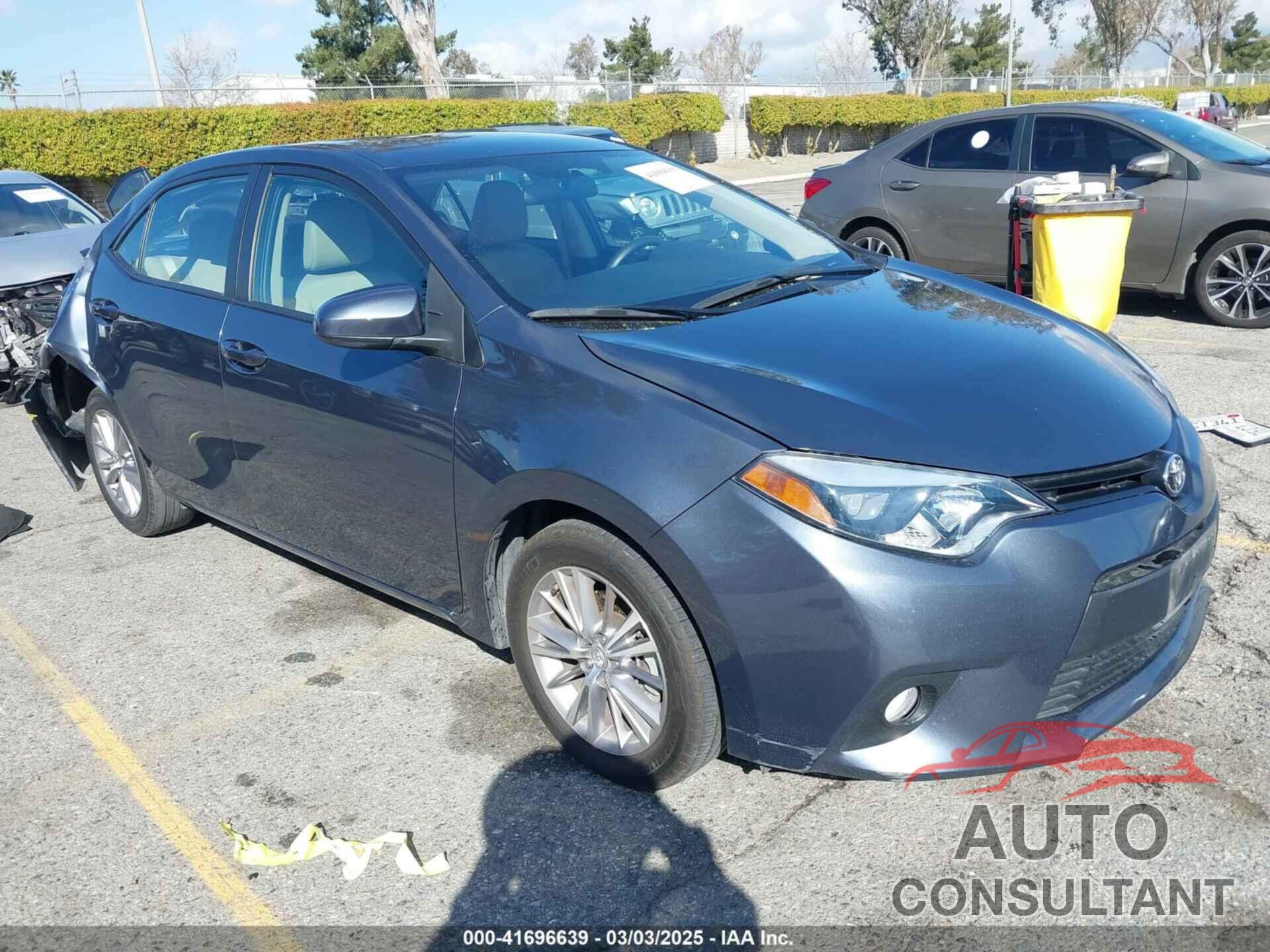 TOYOTA COROLLA 2014 - 5YFBURHE2EP114676