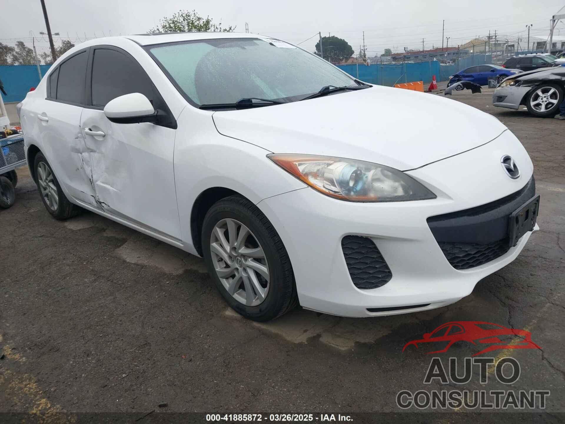 MAZDA MAZDA3 2012 - JM1BL1W77C1638030